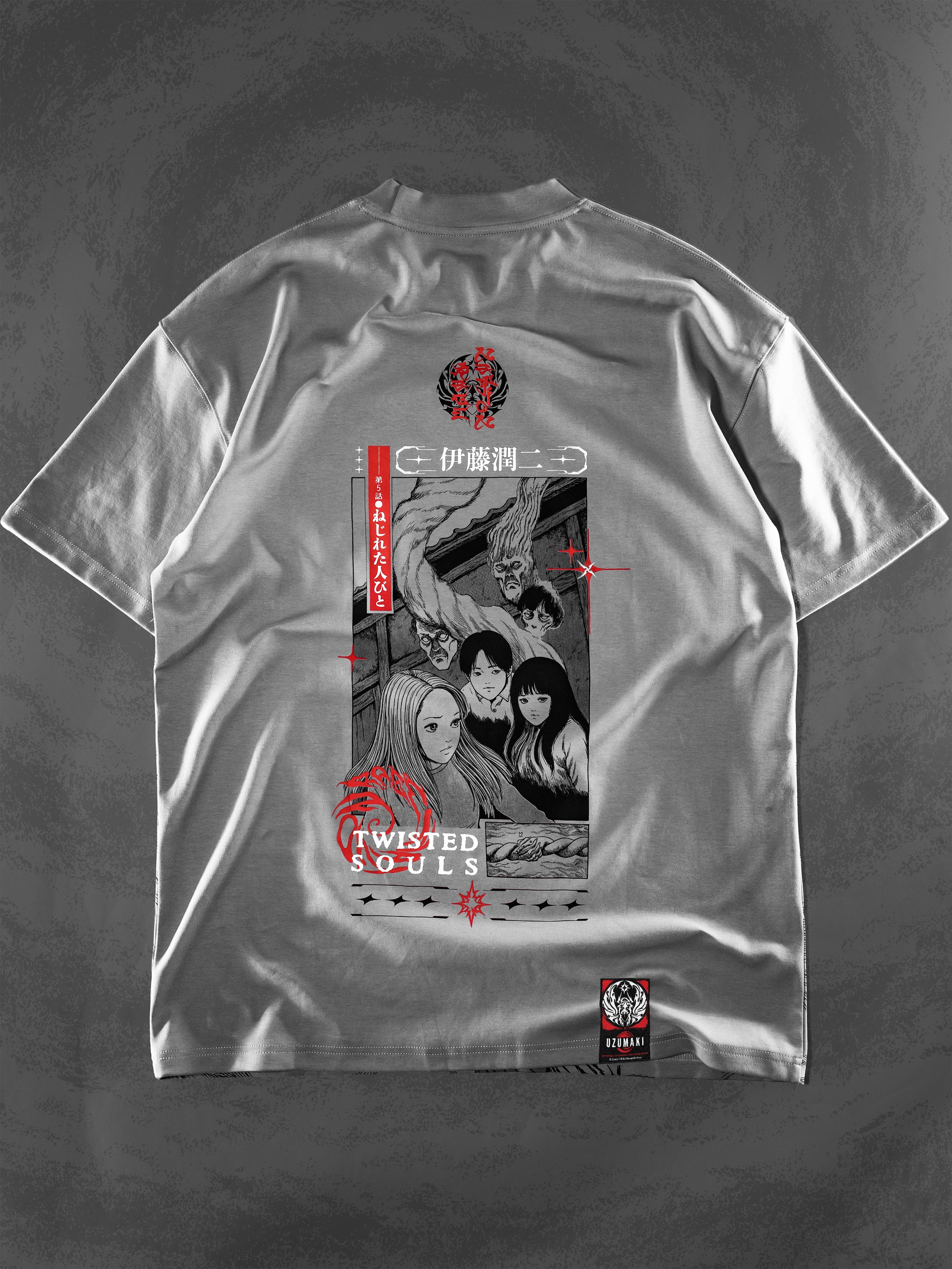 OFFICIAL UZUMAKI ✦ TWISTED SOULS ✦ Over-sized Tee T-Shirt