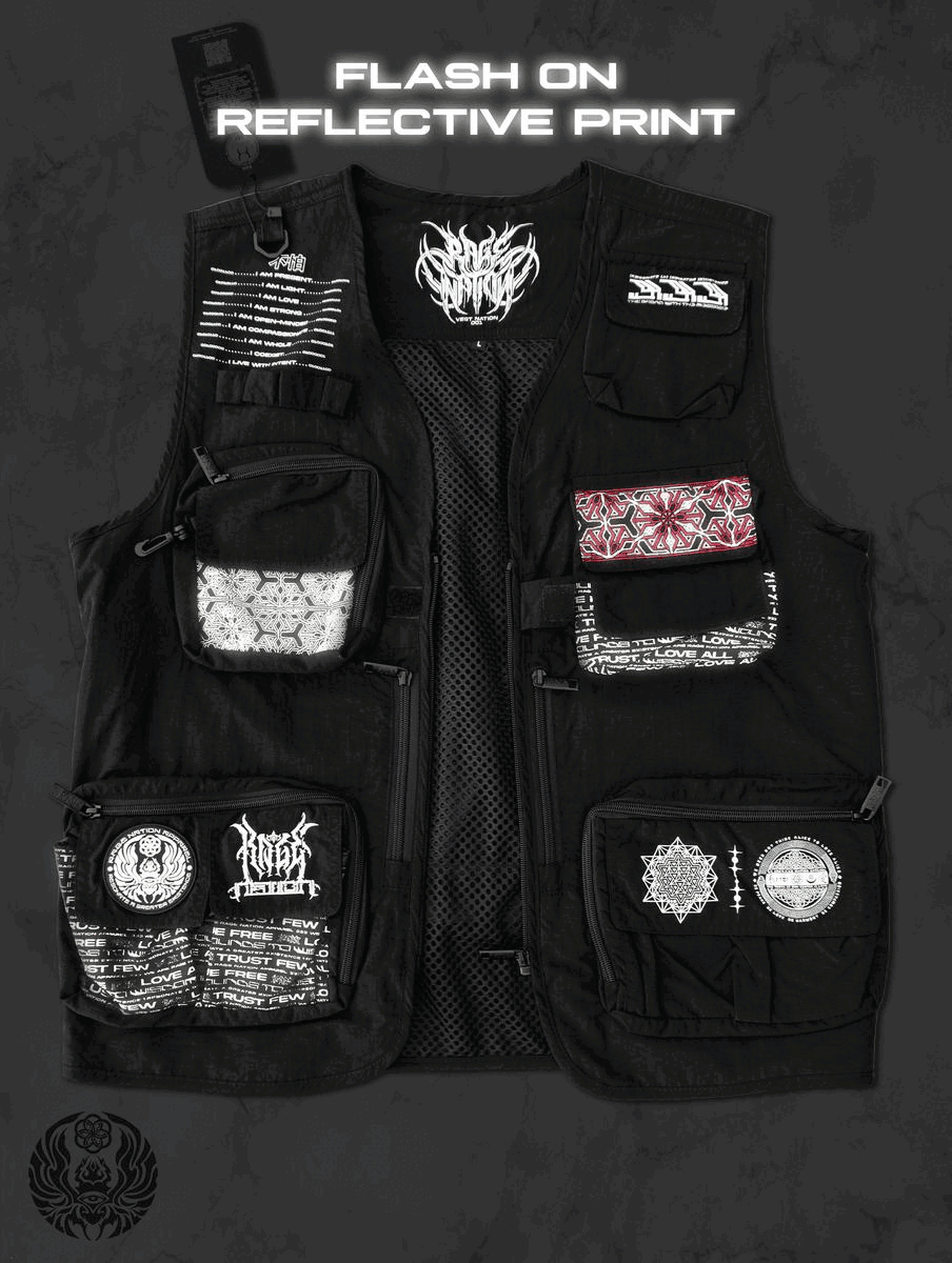 ✦ PROTECTED BY INTENT V1 ✦ RED/BLACK ✦ TACTICAL VEST Vest