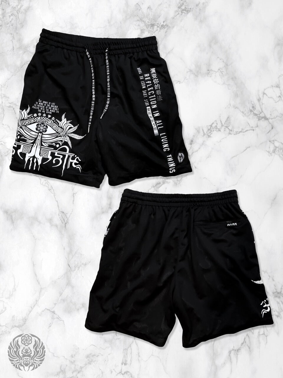 PRE-ORDER SHIPS 7/19 ✦ AHIMSA V1 ✦ Activewear Graphic Shorts
