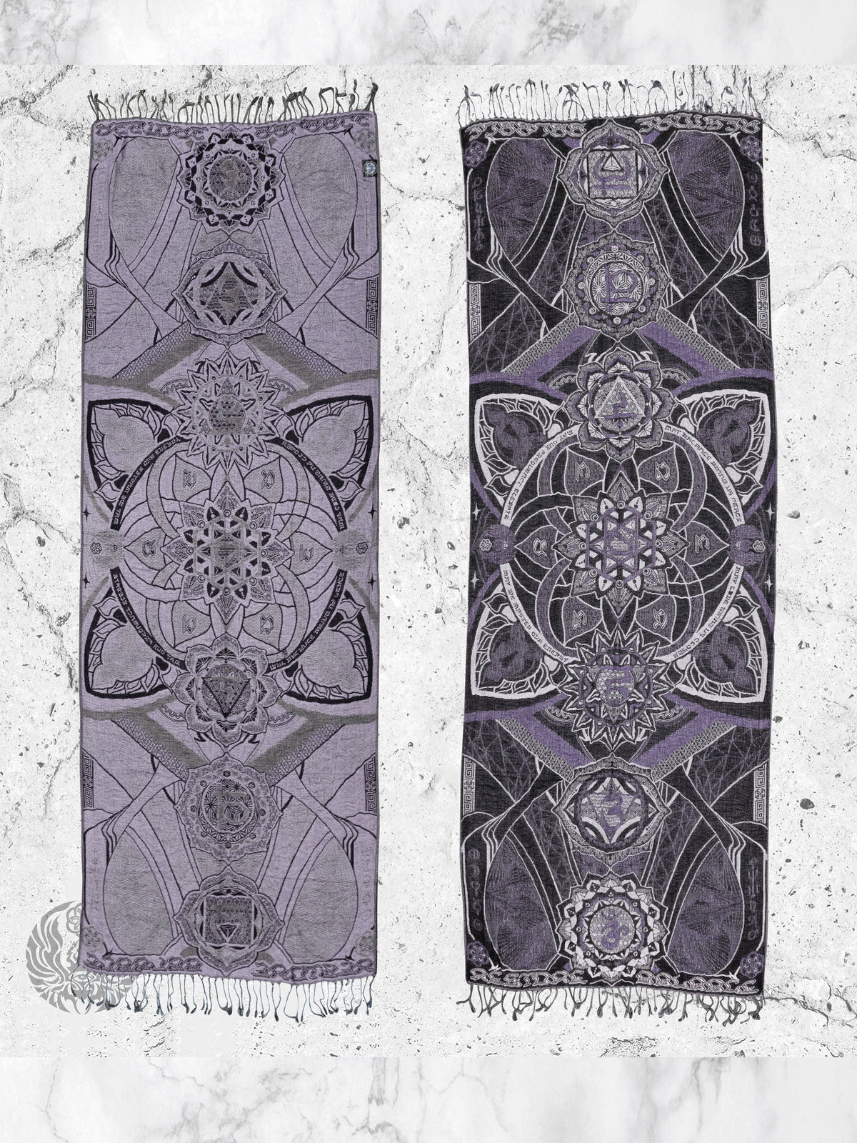 LIMITED EDITION • HARMONY HEALS • ICE PURPLE • Festival Shawl/Scarf Shawl