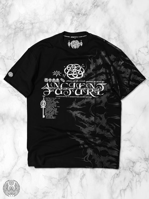 ANCIENT FUTURE V1 ✦ Reflective/Holographic Foil ✦ Premium T-Shirt T-Shirt