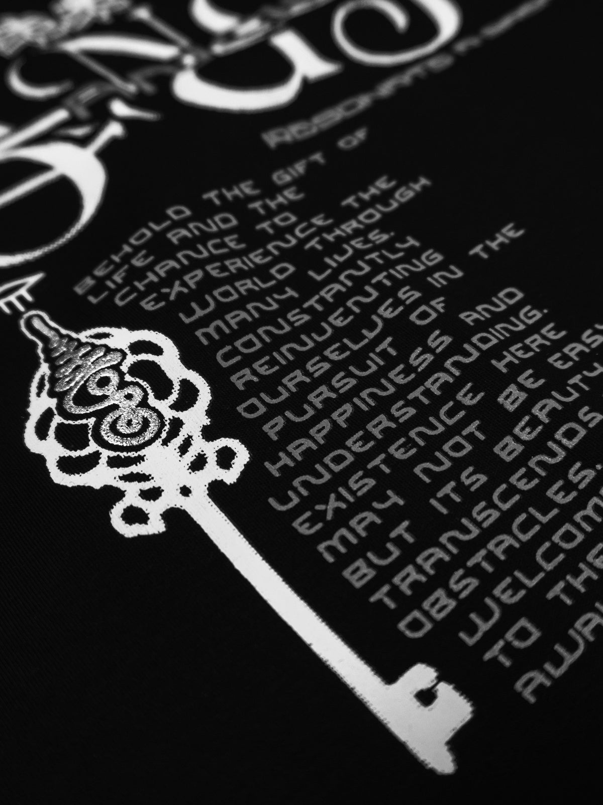 ANCIENT FUTURE V1 ✦ Reflective/Holographic Foil ✦ Premium T-Shirt T-Shirt