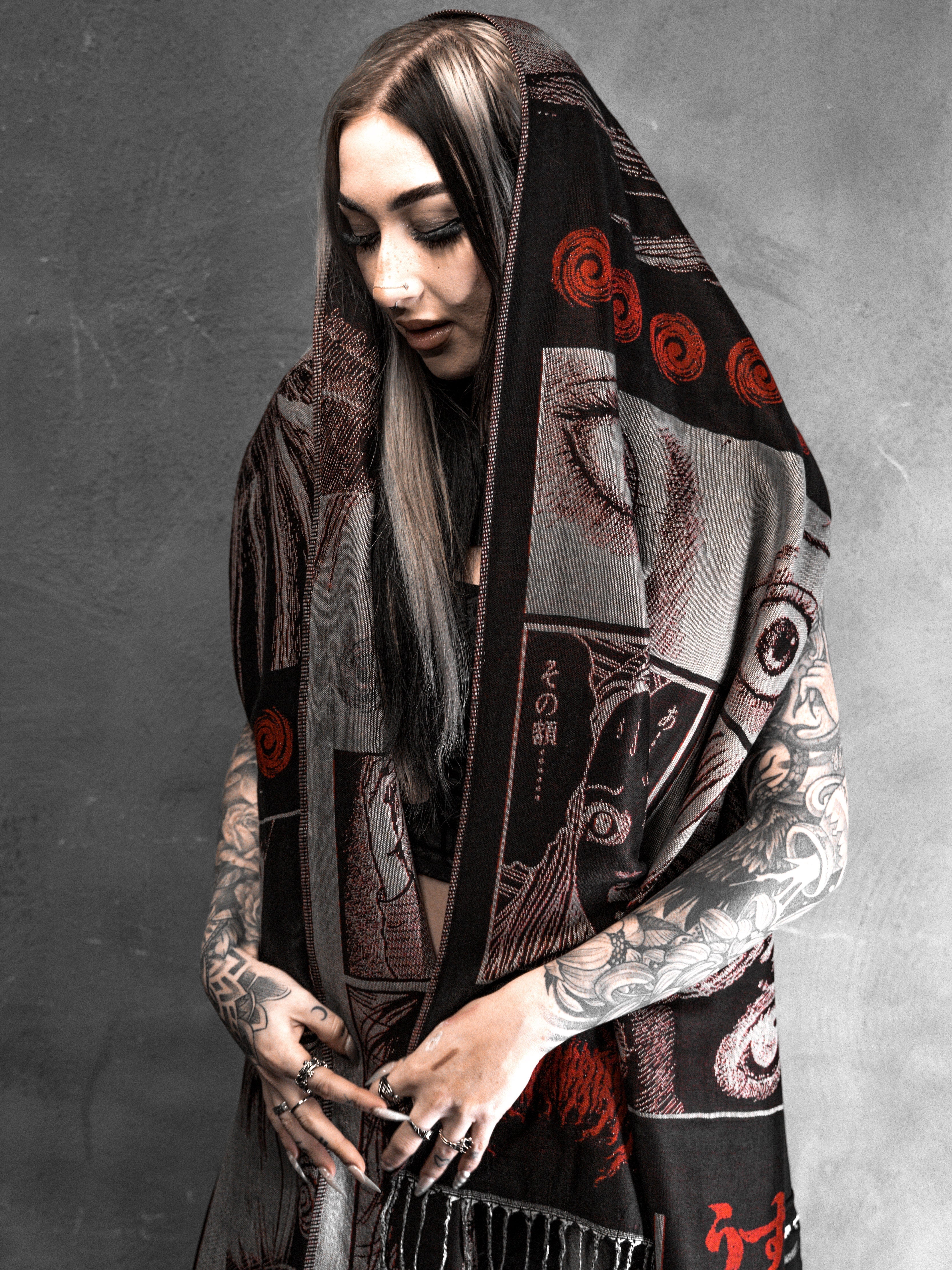 OFFICIAL UZUMAKI ✦ AZAMI'S CURSE ✦ Pashmina Shawl Shawl