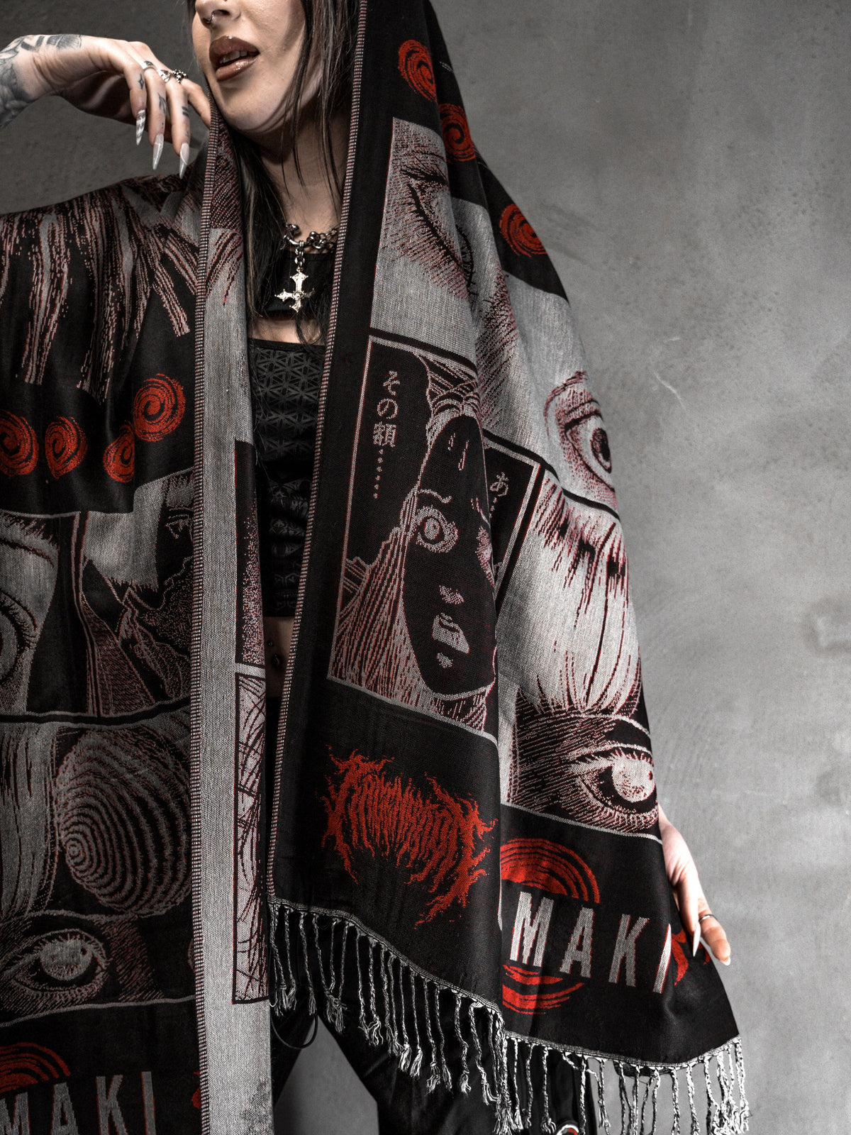 OFFICIAL UZUMAKI ✦ AZAMI'S CURSE ✦ Pashmina Shawl Shawl