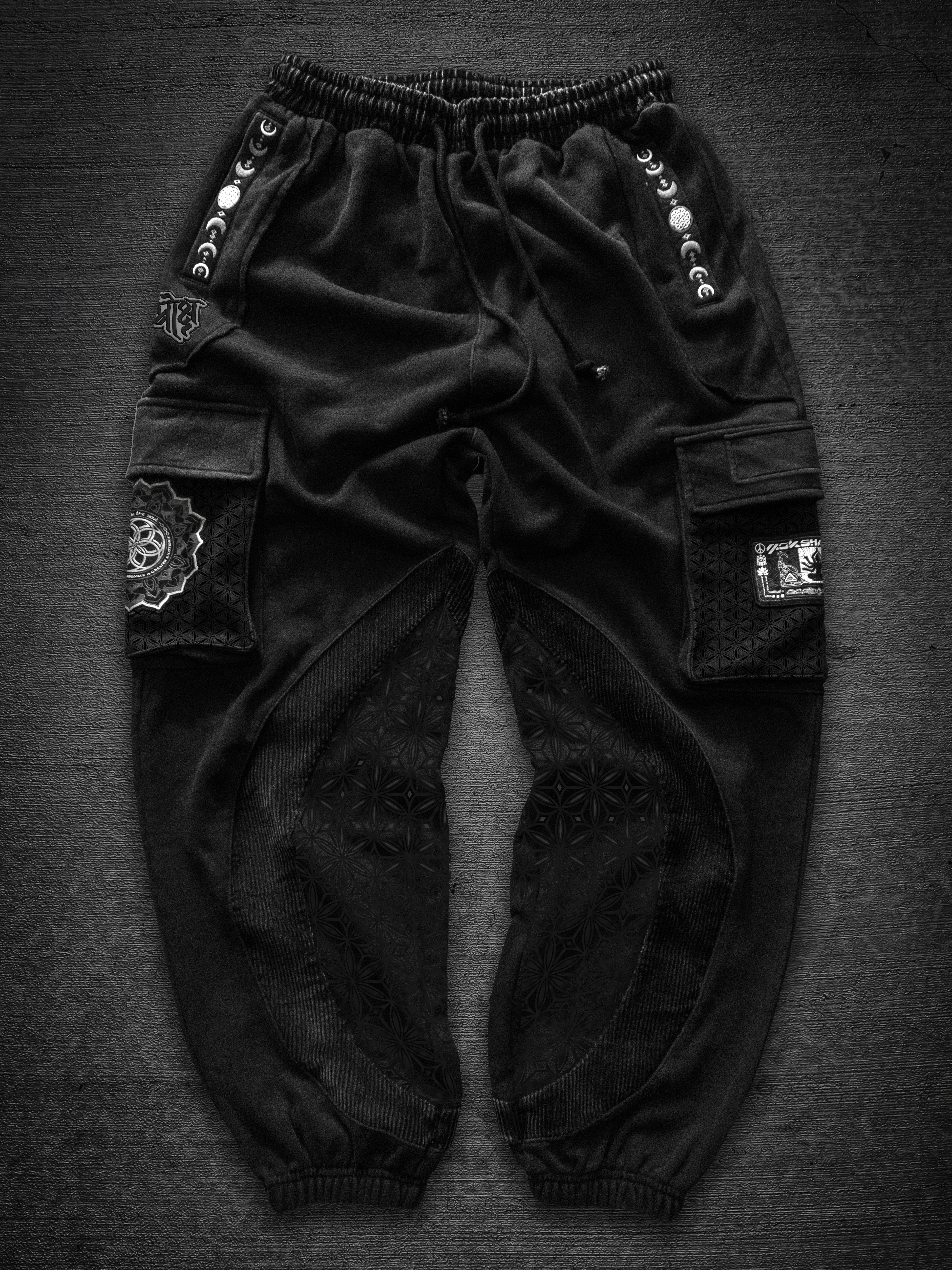 COMING SOON ✦ MOKSHA ✦ Black/Black ✦ Corduroy Flow Joggers Joggers