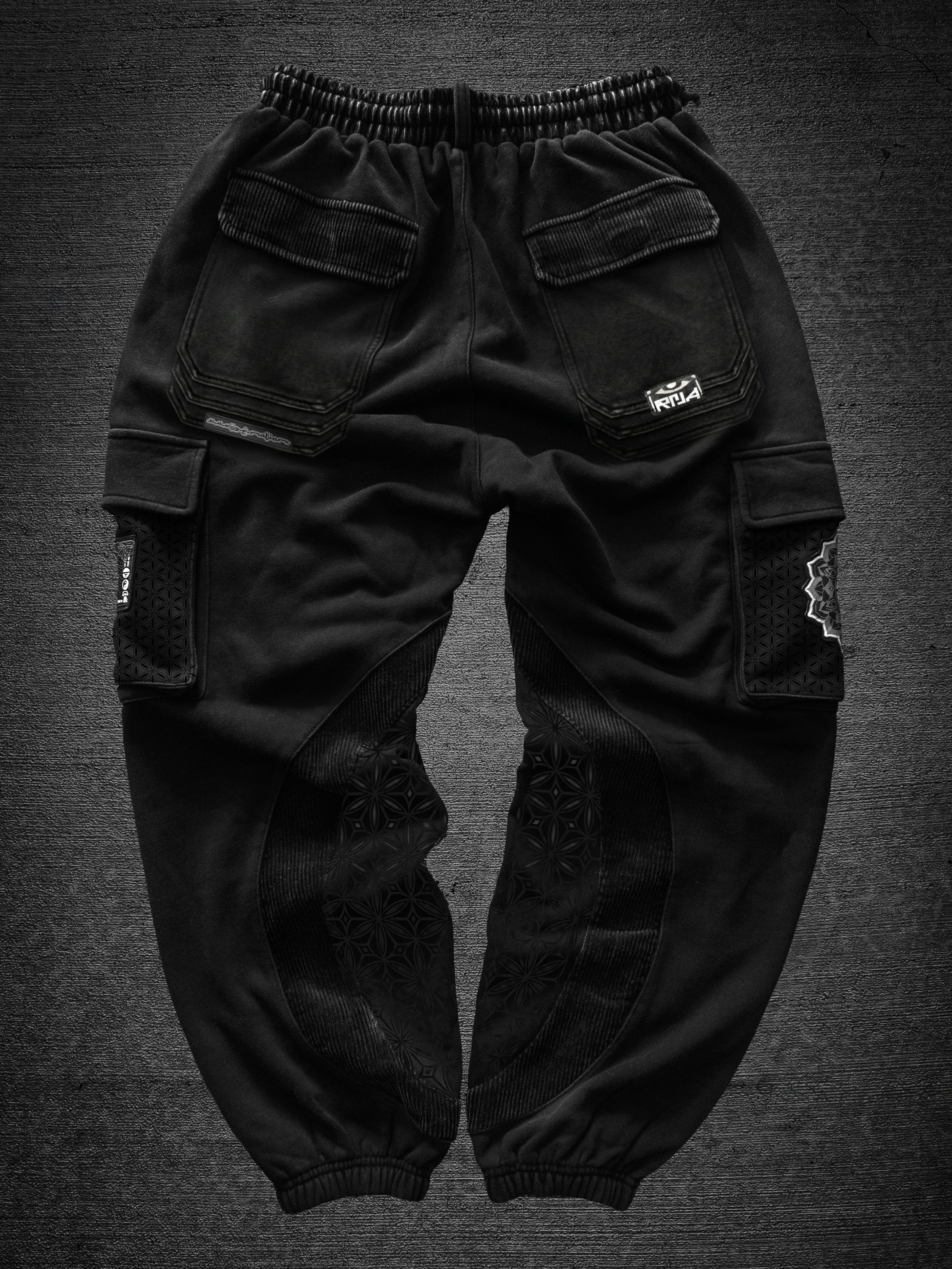 COMING SOON ✦ MOKSHA ✦ Black/Black ✦ Corduroy Flow Joggers Joggers