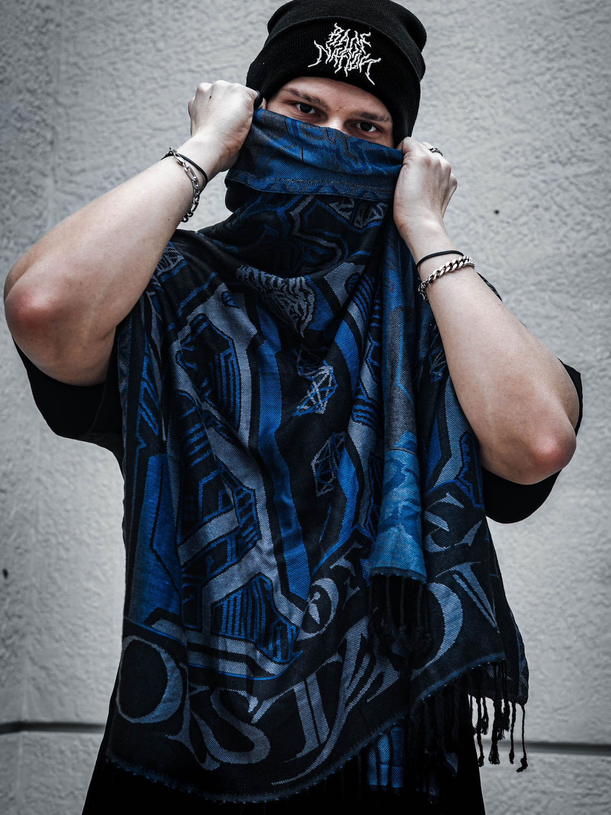REMOVER OF OBSTACLES ✦ DEEP BLUE ✦ Festival Shawl Shawls