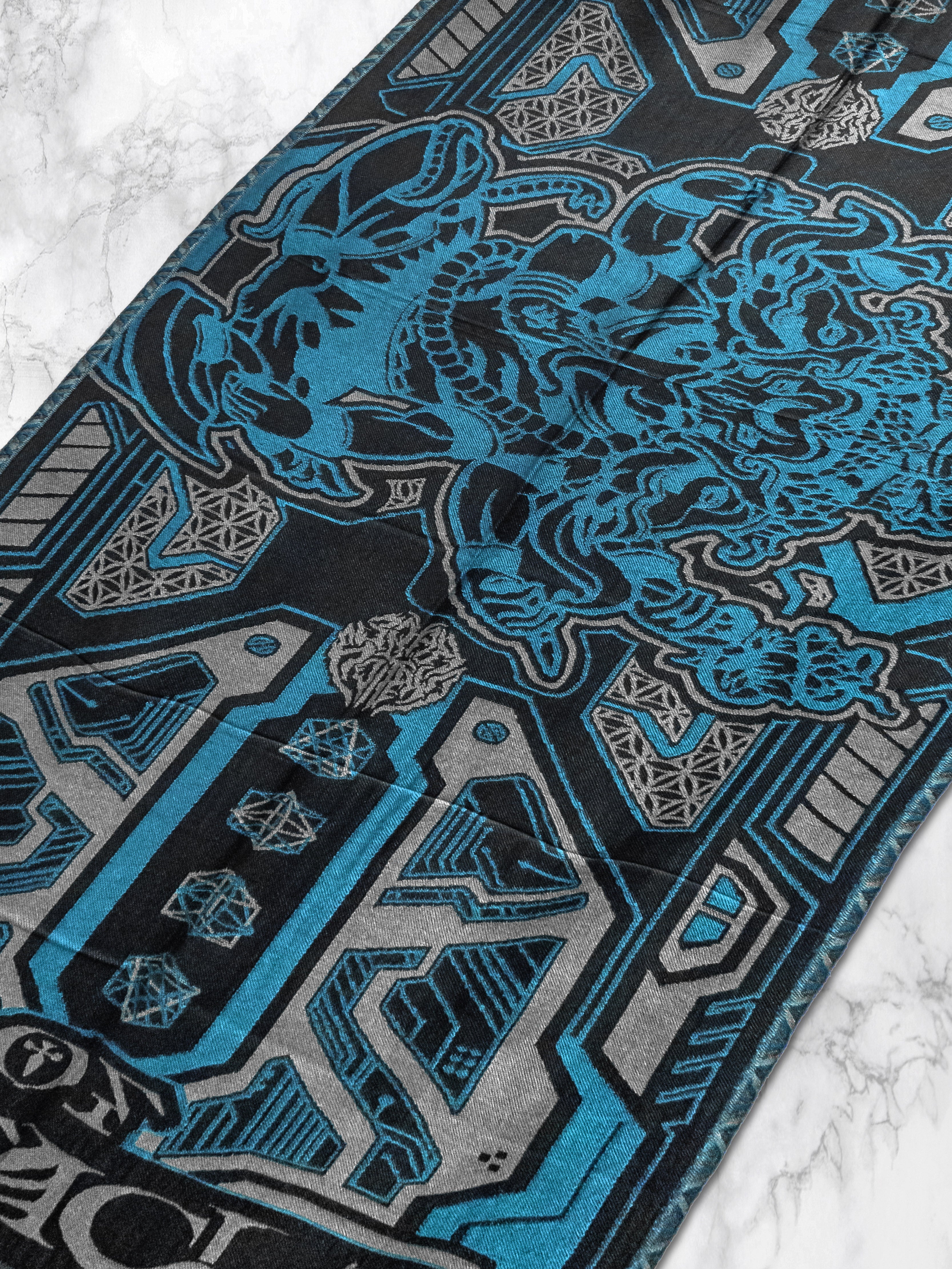 REMOVER OF OBSTACLES ✦ AZURE ✦ Festival Shawl Shawls