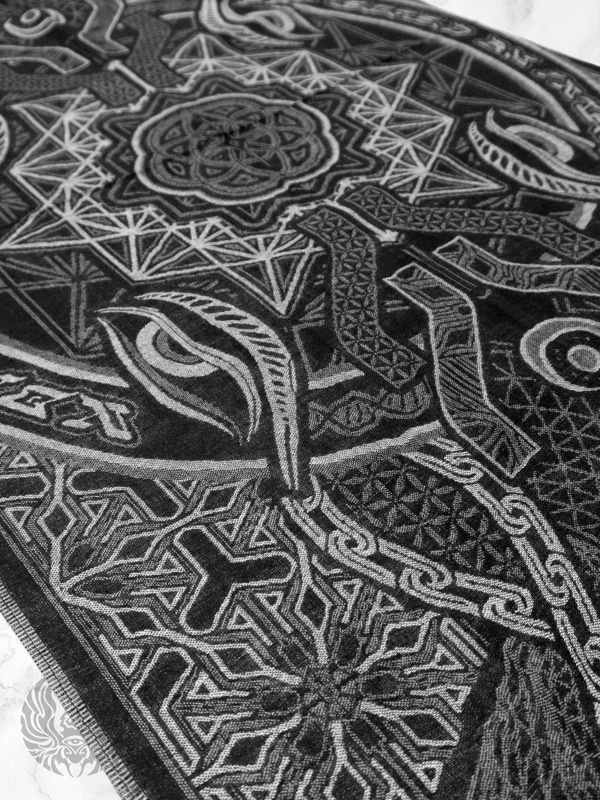 PROTECTED BY INTENT ✦ WHITE ✦ FESTIVAL SHAWL Shawls