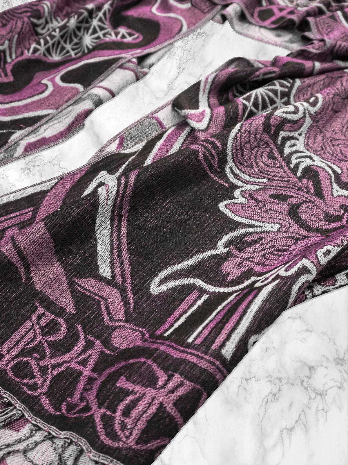 CONVENE WITH THE ELEMENTS ✦ BUBBLEGUM BLISS ✦ Festival Shawl Shawls