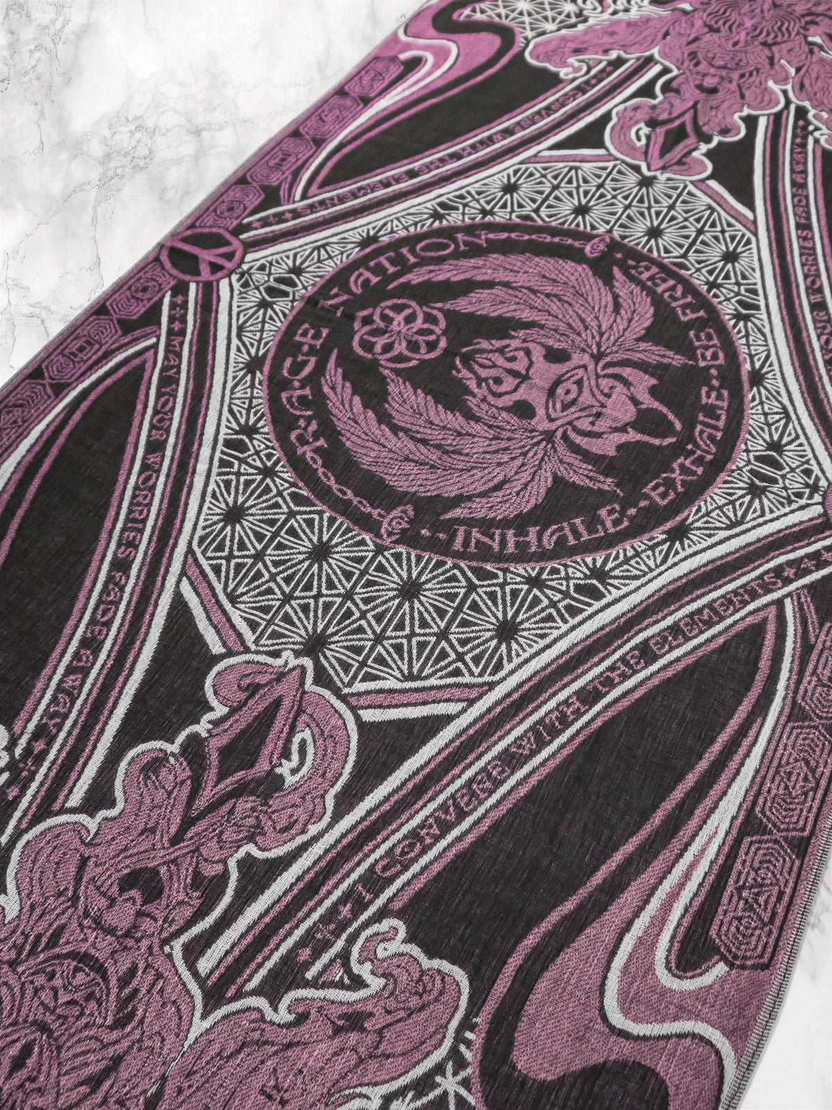 CONVENE WITH THE ELEMENTS ✦ BUBBLEGUM BLISS ✦ Festival Shawl Shawls