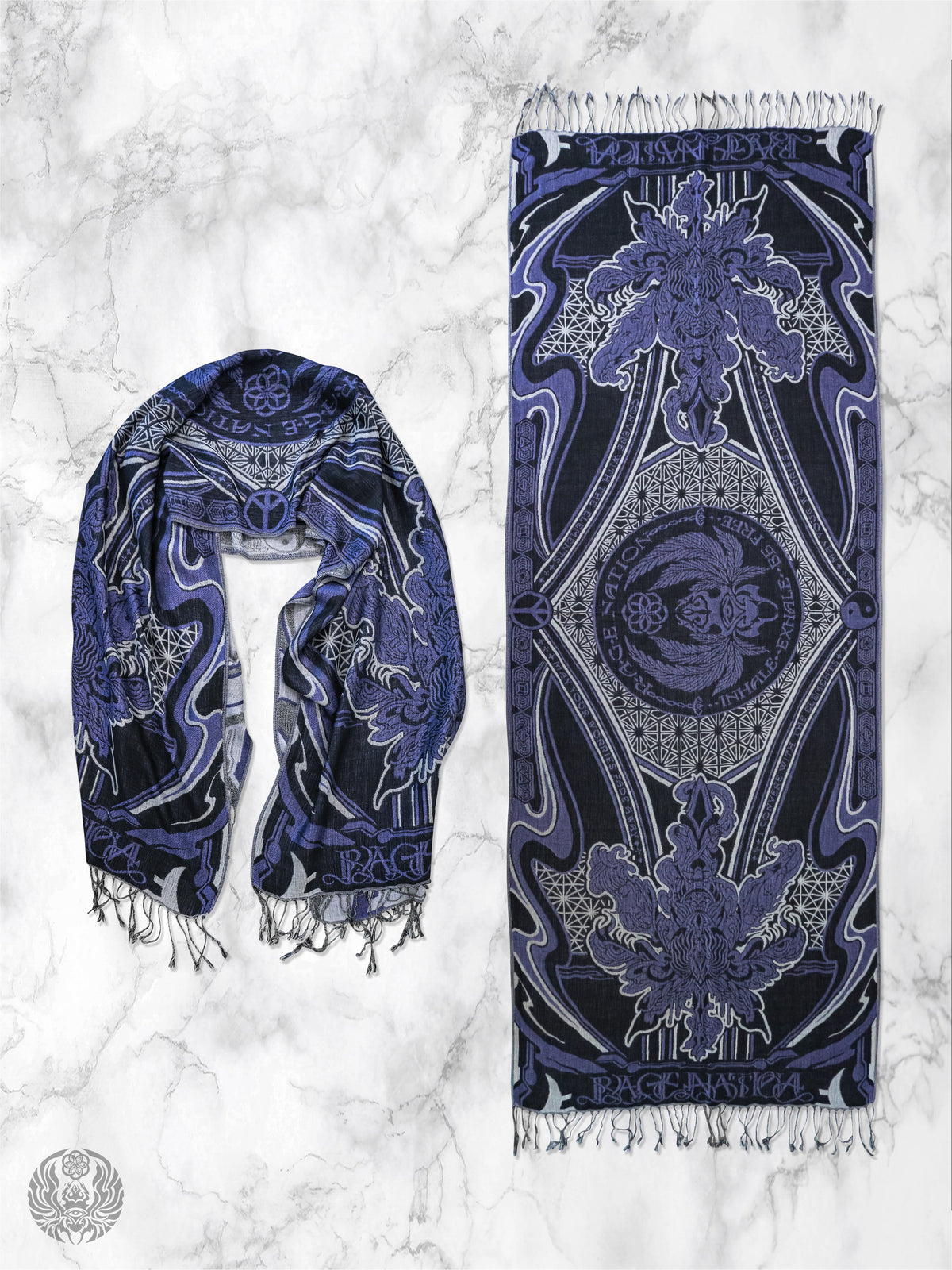 CONVENE WITH THE ELEMENTS ✦ PURPLE HAZE ✦ Festival Shawl Shawls