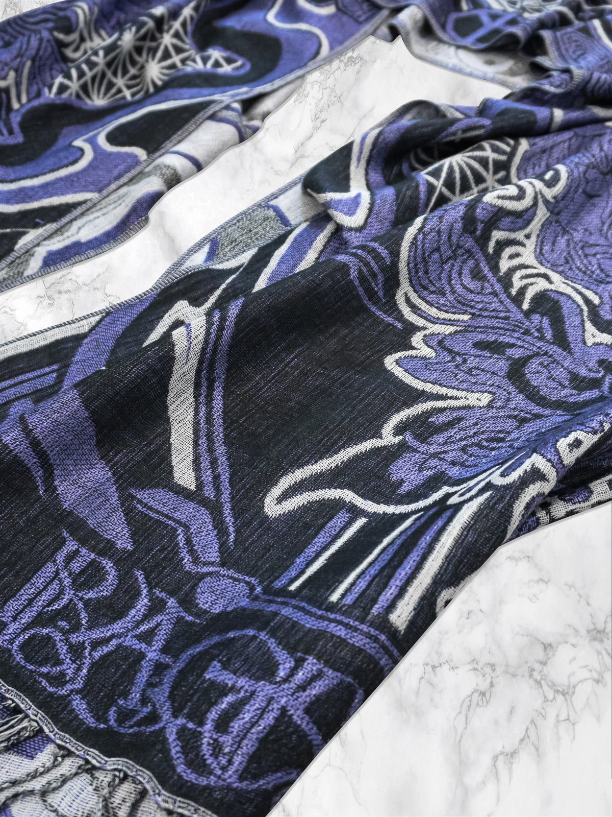 CONVENE WITH THE ELEMENTS ✦ PURPLE HAZE ✦ Festival Shawl Shawls