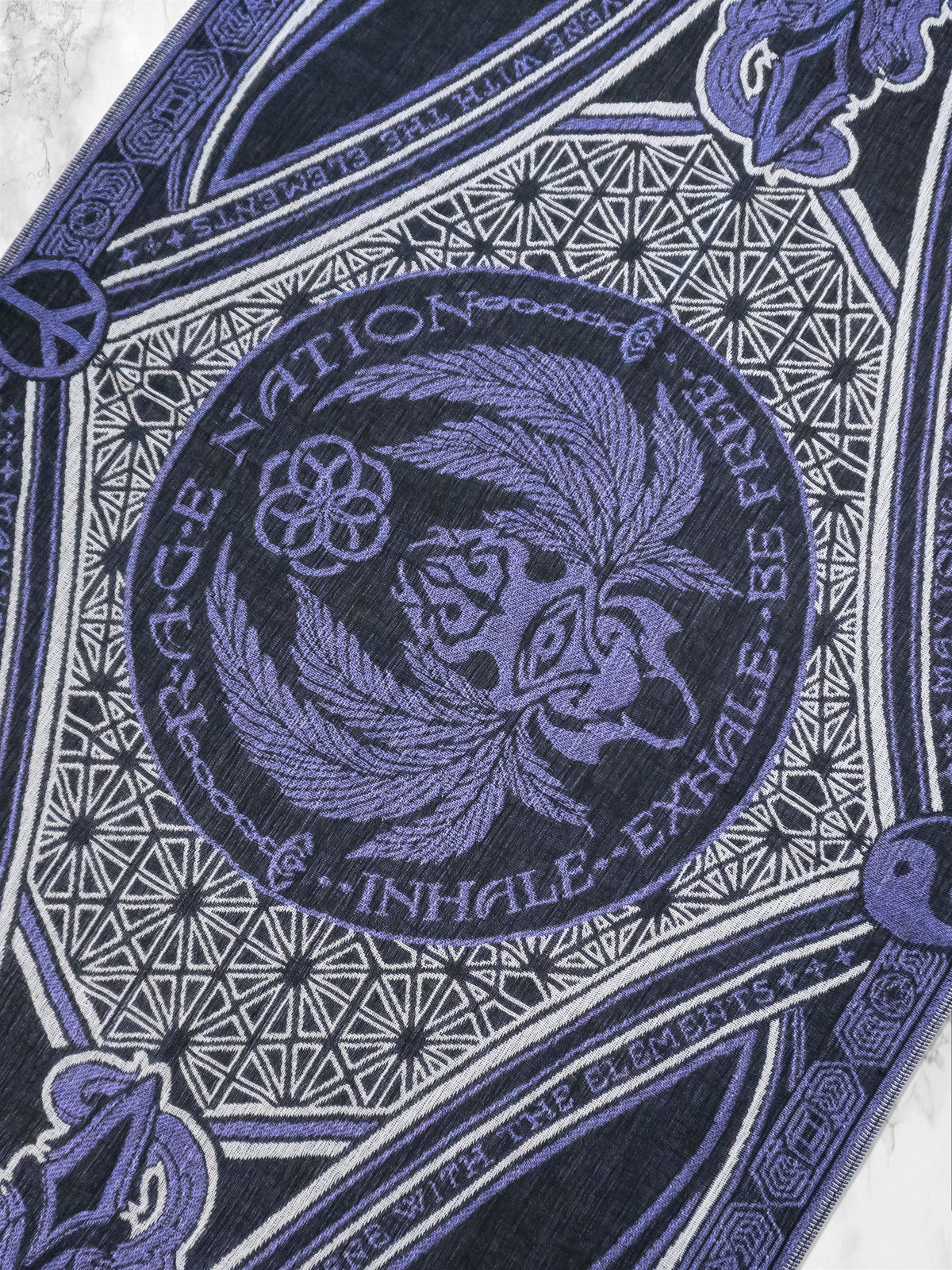 CONVENE WITH THE ELEMENTS ✦ PURPLE HAZE ✦ Festival Shawl Shawls