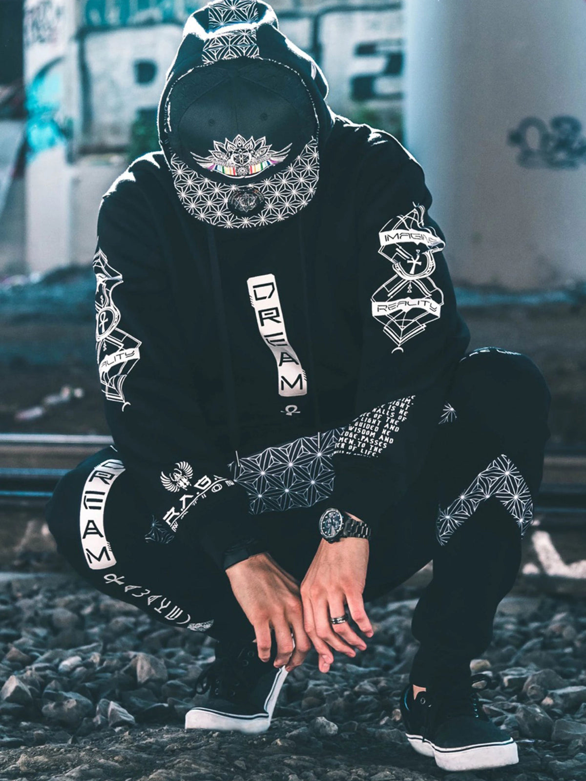 DREAM AWAKE V1 ✦ Hidden Pocket Unisex Joggers Joggers