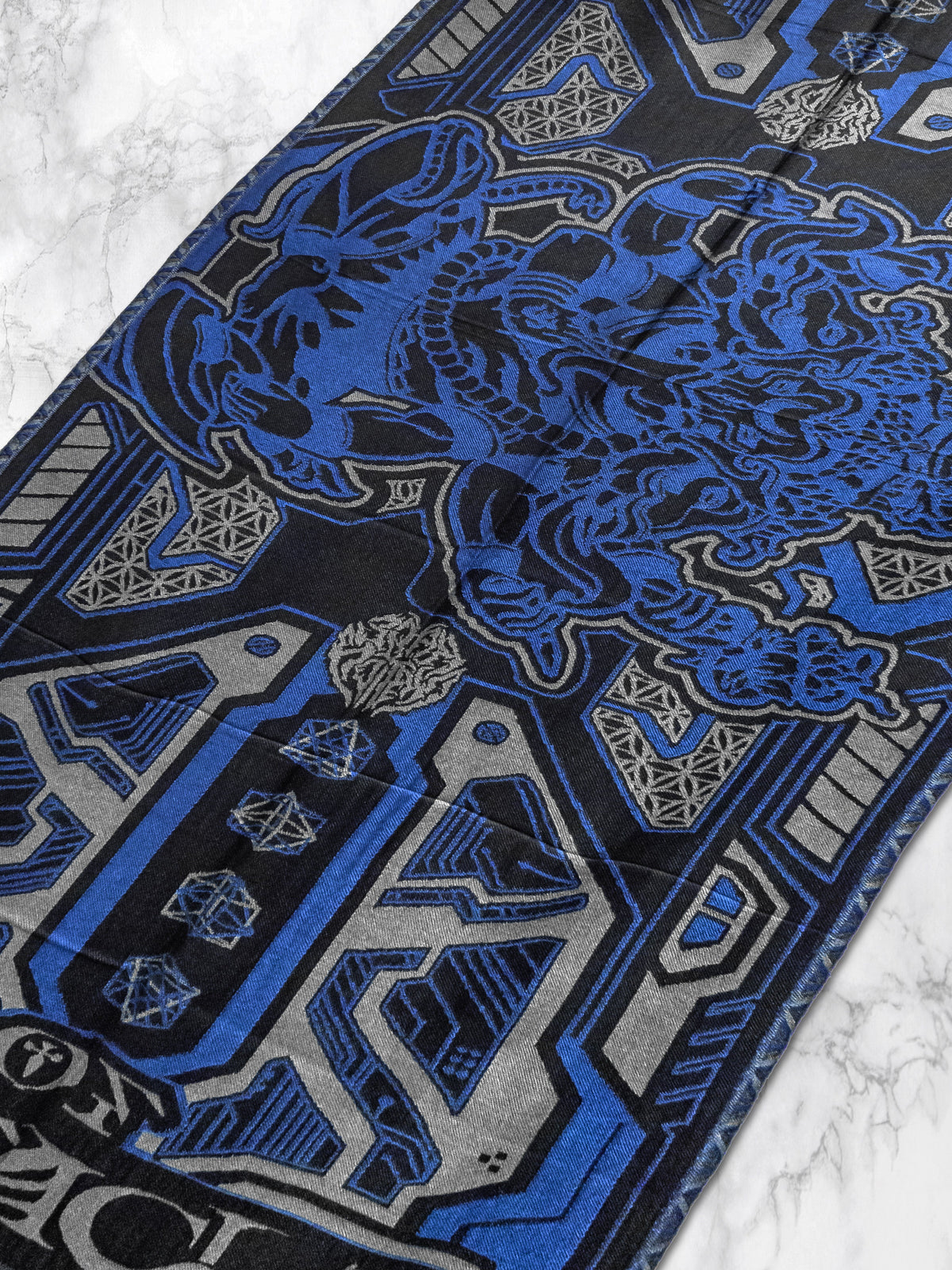 REMOVER OF OBSTACLES ✦ DEEP BLUE ✦ Festival Shawl Shawls
