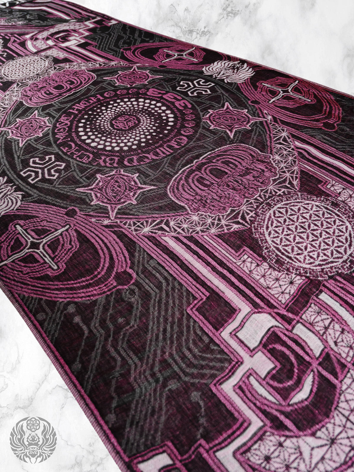 DIVINE GUIDANCE ✦ PETAL PINK ✦ Reversible Festival Shawl Shawl