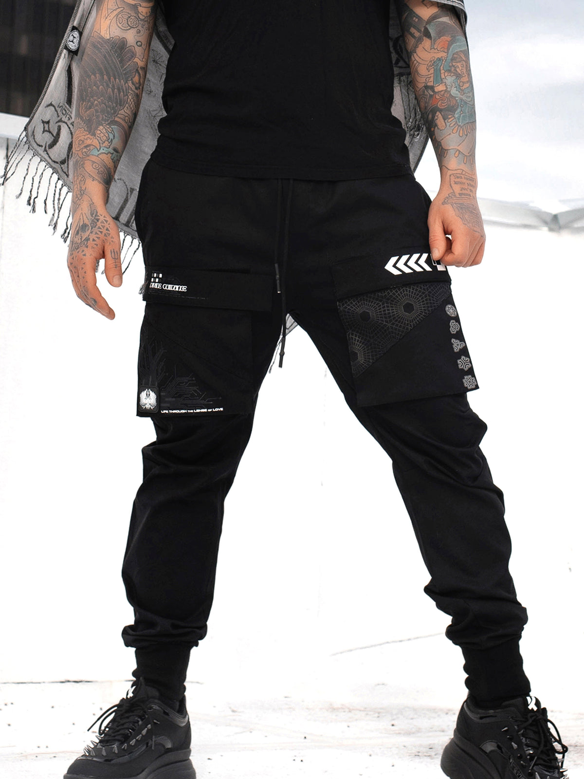 NEW RELEASE ✦ DIVINE GUIDANCE ✦ DESIGN 005 ✦ TACTICAL JOGGERS w/ hidden pocket Tacticals