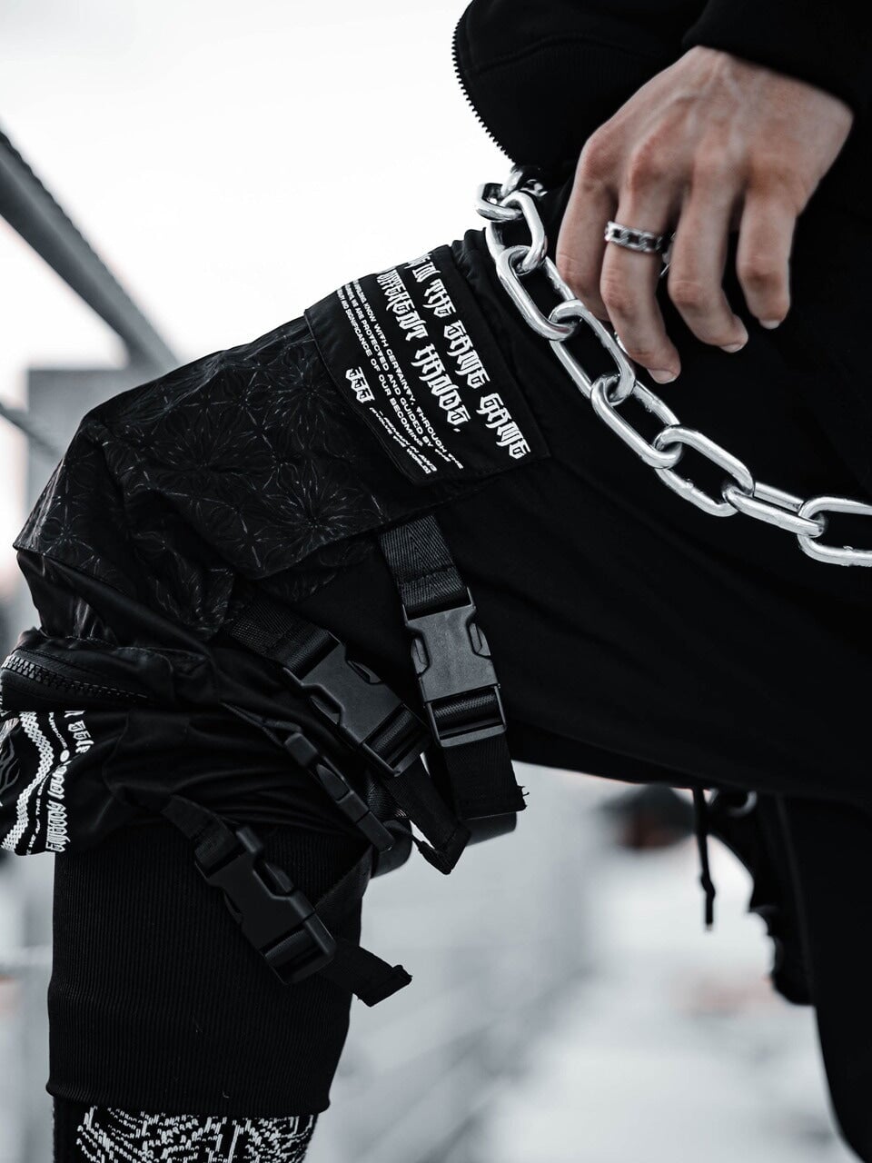 DON'T TRIP V1 • DESIGN 002 • Tactical Unisex Joggers w/ hidden pocket Tacticals