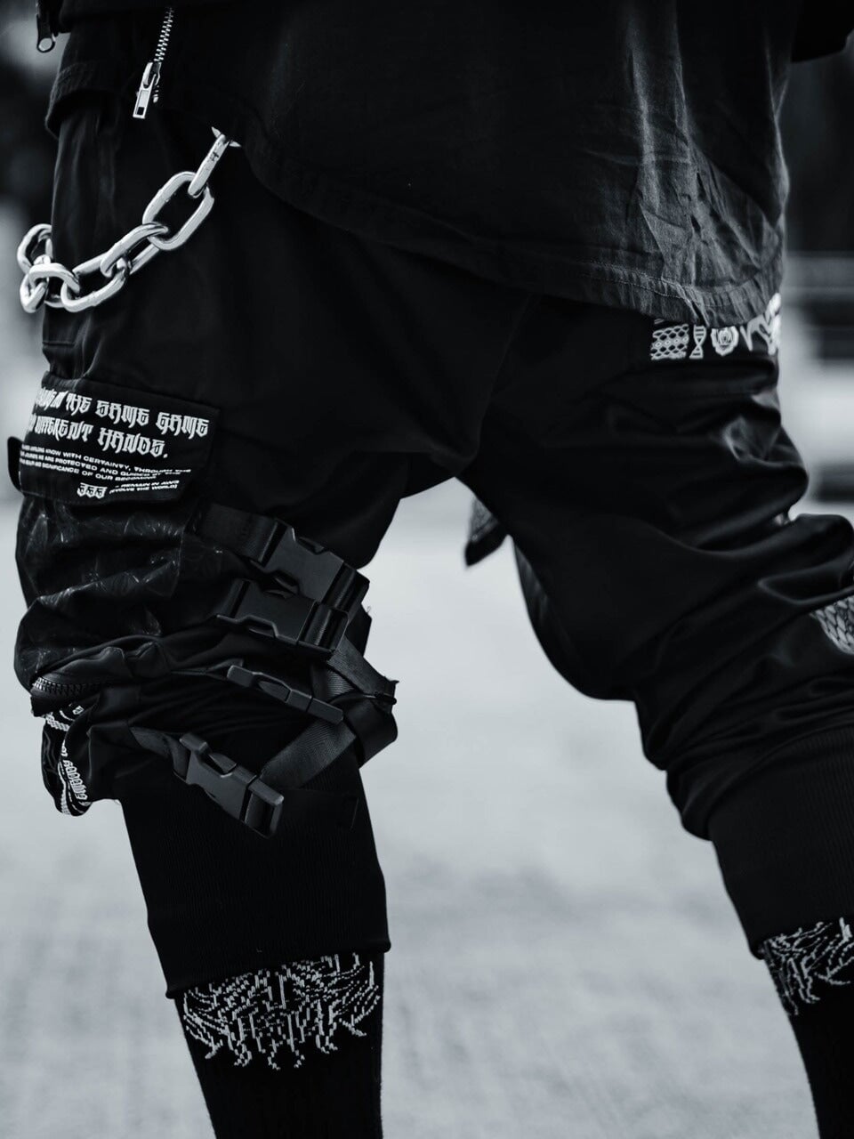 DON'T TRIP V1 • DESIGN 002 • Tactical Unisex Joggers w/ hidden pocket Tacticals