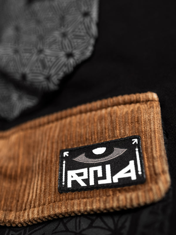 GEOMETRY OF BEING ✦ Tan/Black ✦ Corduroy Flow Joggers Joggers