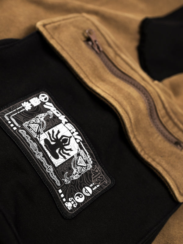 MOKSHA मोक्ष ✦ Tan/Black ✦ Corduroy Flow Joggers Joggers