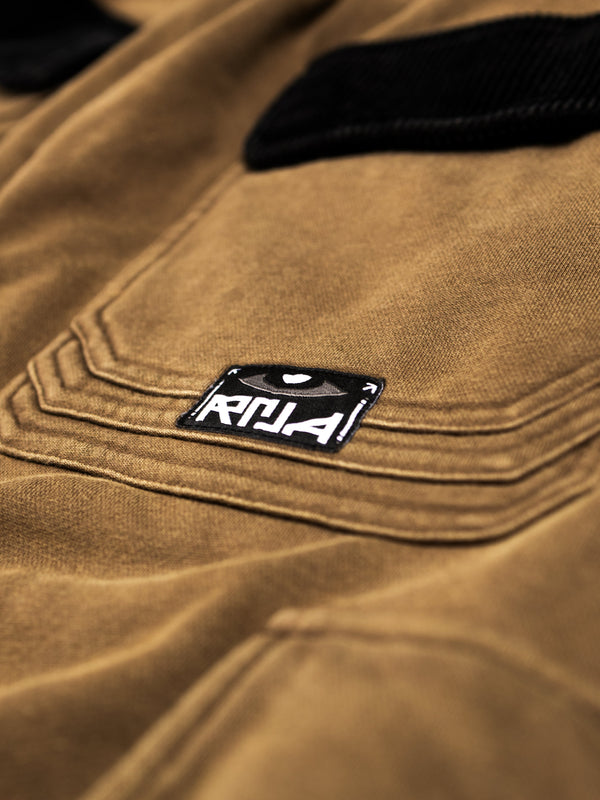 MOKSHA मोक्ष ✦ Tan/Black ✦ Corduroy Flow Joggers Joggers