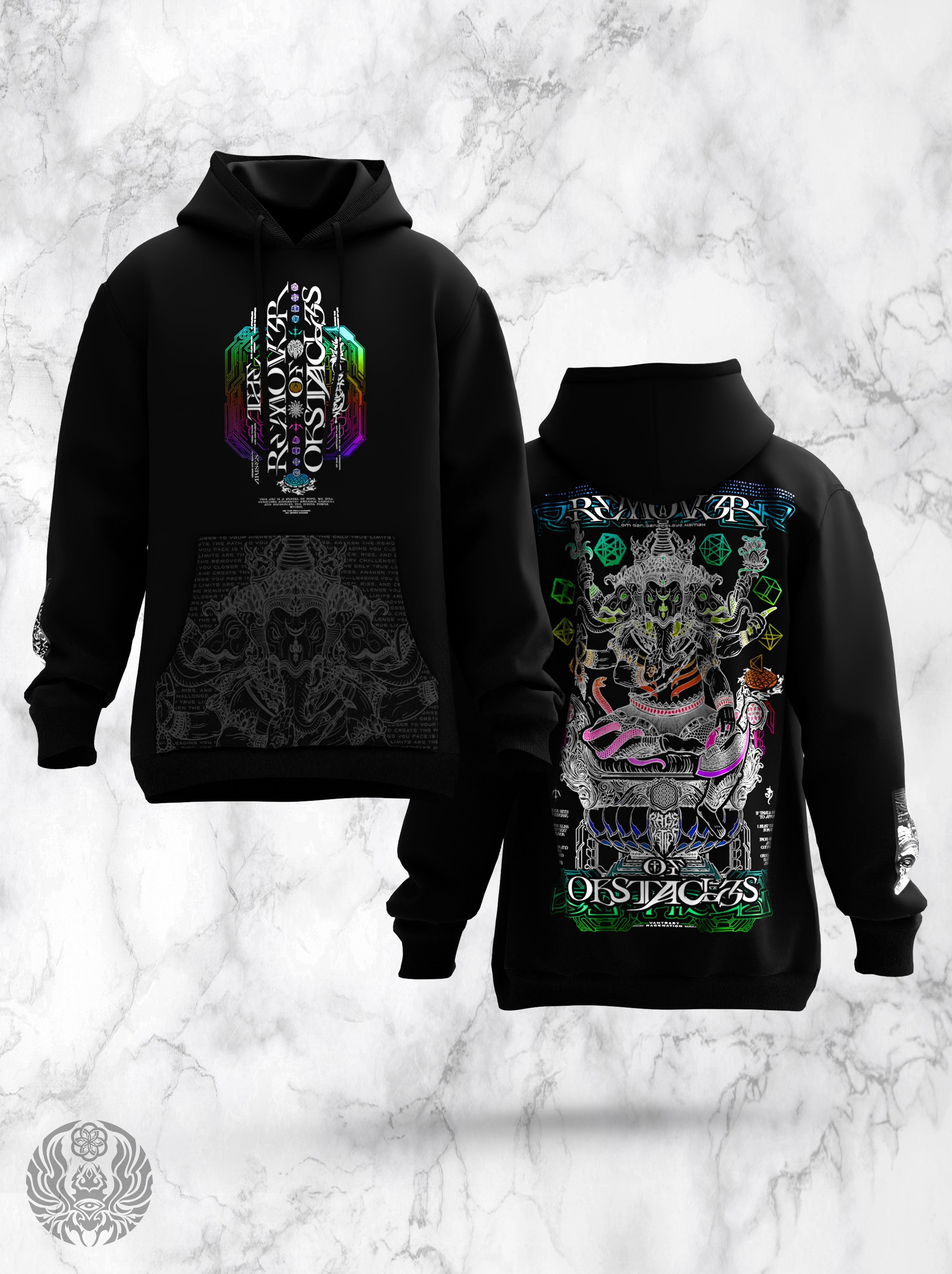 PRE-ORDER ✦ REMOVER OF OBSTACLES V2 ✦ SPECTRUM FOIL ✦ Premium Hoodie Hoodie