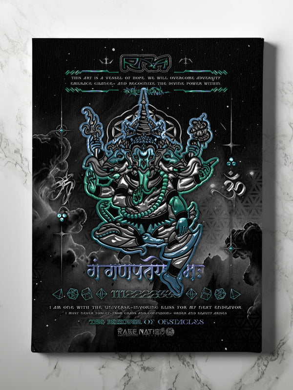 REMOVER OF OBSTACLES ✦ V3 ✦ RAGE NATION ✦ Limited Edition Canvas Canvas