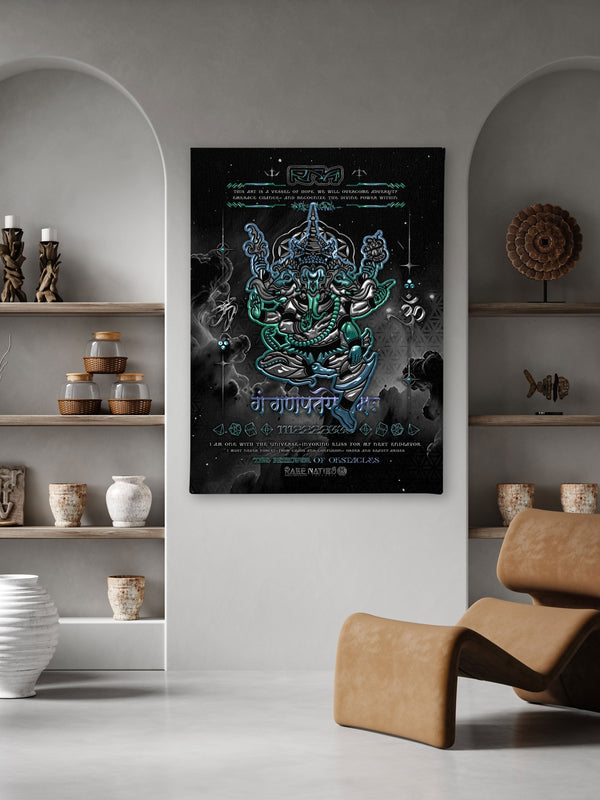 REMOVER OF OBSTACLES ✦ V3 ✦ RAGE NATION ✦ Limited Edition Canvas Canvas