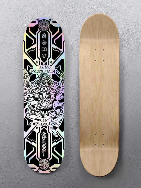 8.25" • REMOVER OF OBSTACLES• Skateboard Deck Skateboard