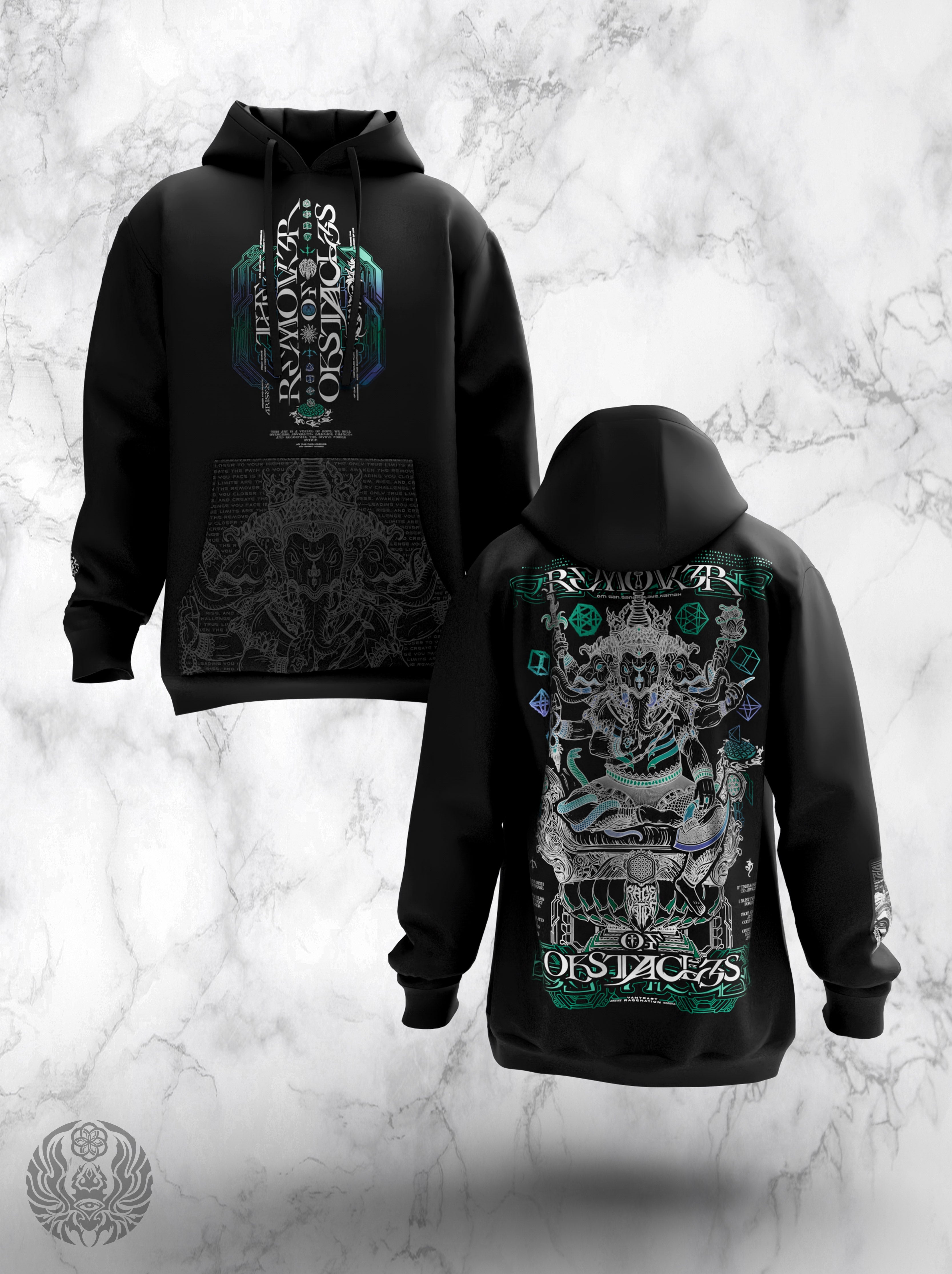 PRE-ORDER ✦ REMOVER OF OBSTACLES ✦ 3-TONE IRIDESCENT FOIL ✦ Premium Hoodie Hoodie