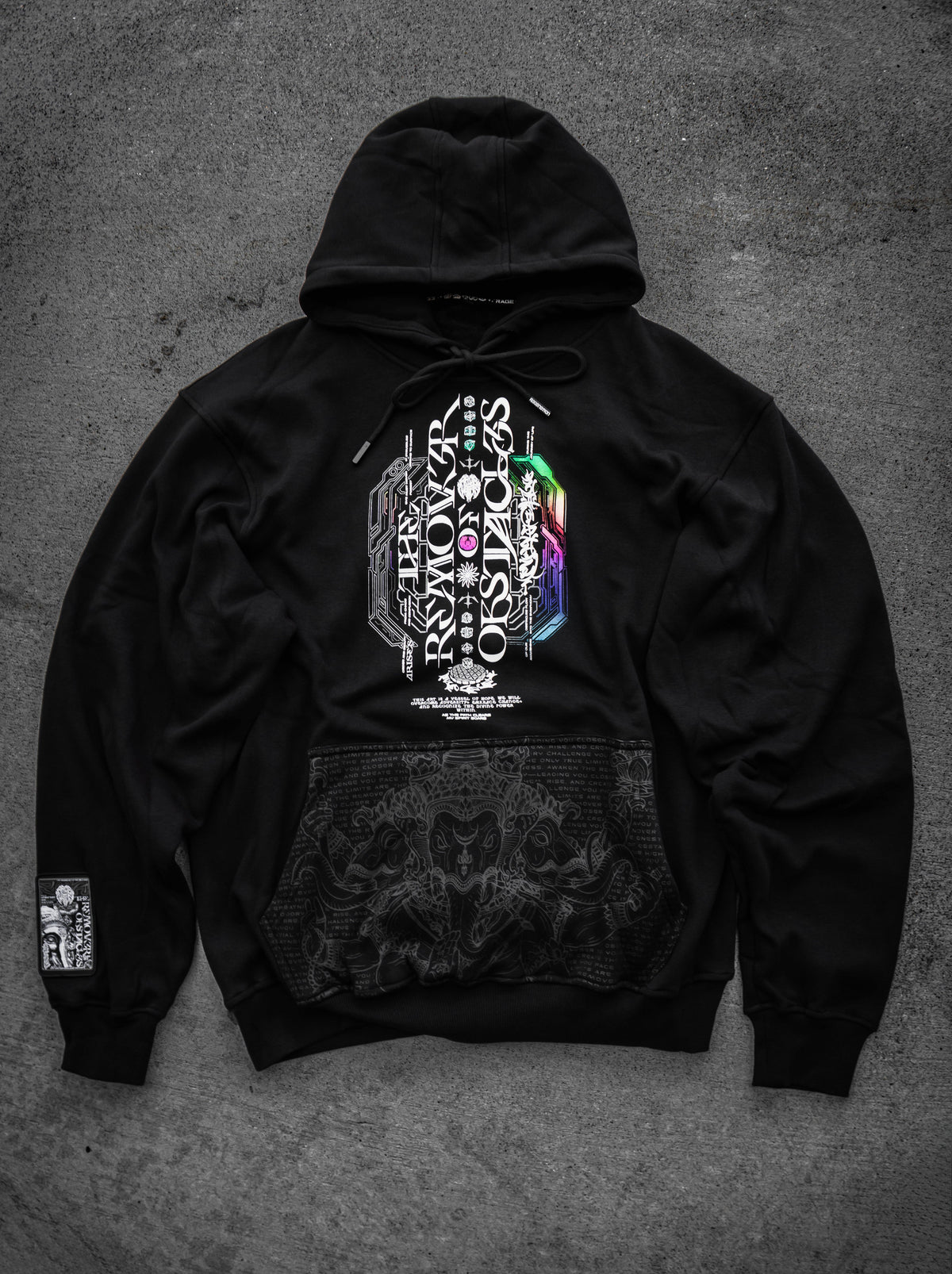 REMOVER OF OBSTACLES V2 ✦ SPECTRUM FOIL ✦ Premium Hoodie Hoodie