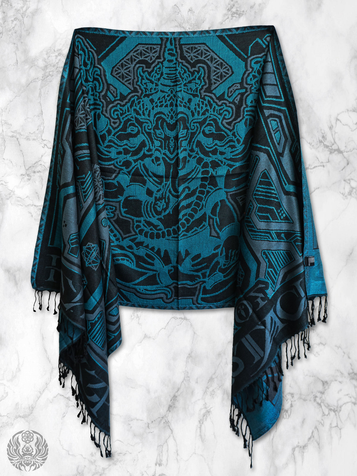 REMOVER OF OBSTACLES ✦ AZURE ✦ Festival Shawl Shawls