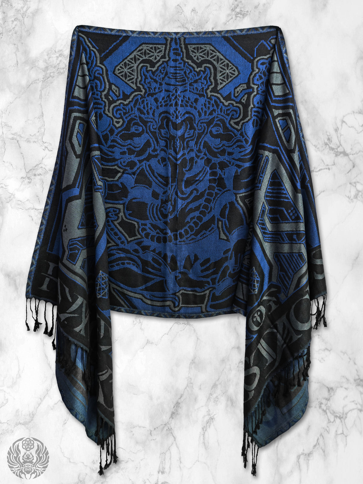 REMOVER OF OBSTACLES ✦ DEEP BLUE ✦ Festival Shawl Shawls