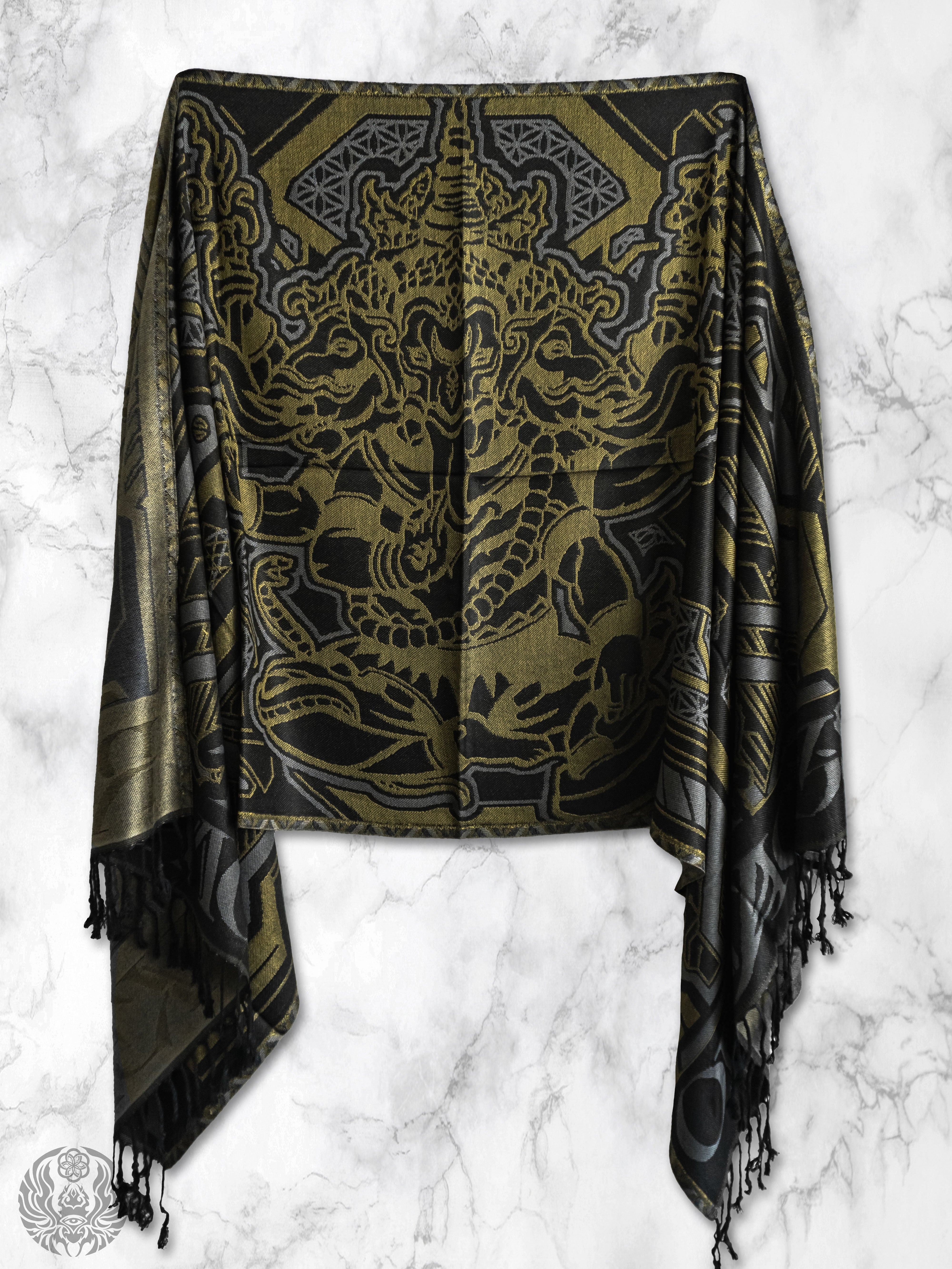 REMOVER OF OBSTACLES ✦ GUILDED GOLD ✦ Festival Shawl Shawls