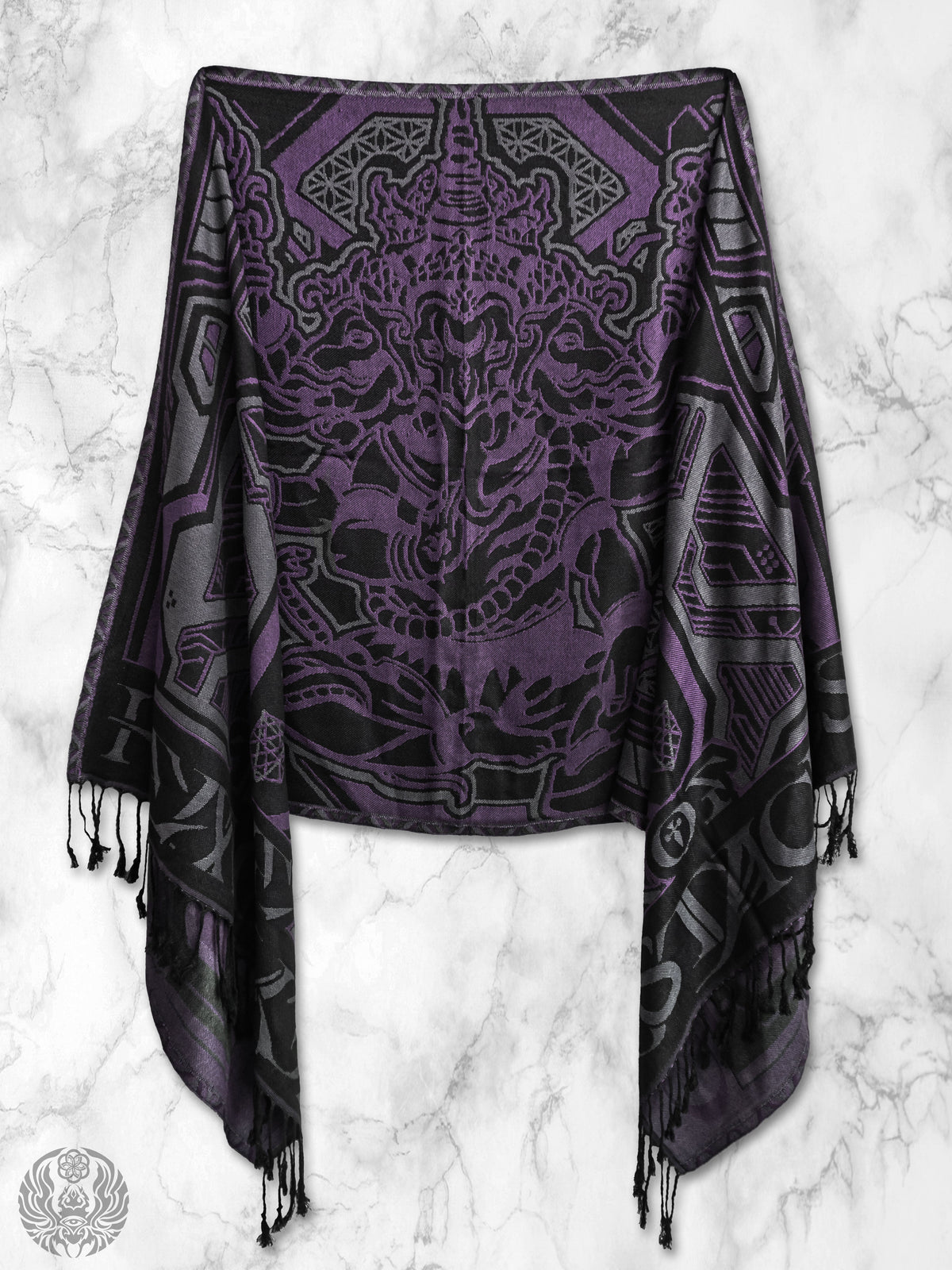REMOVER OF OBSTACLES ✦ VIOLET SHAKTI ✦ Festival Shawl Shawls
