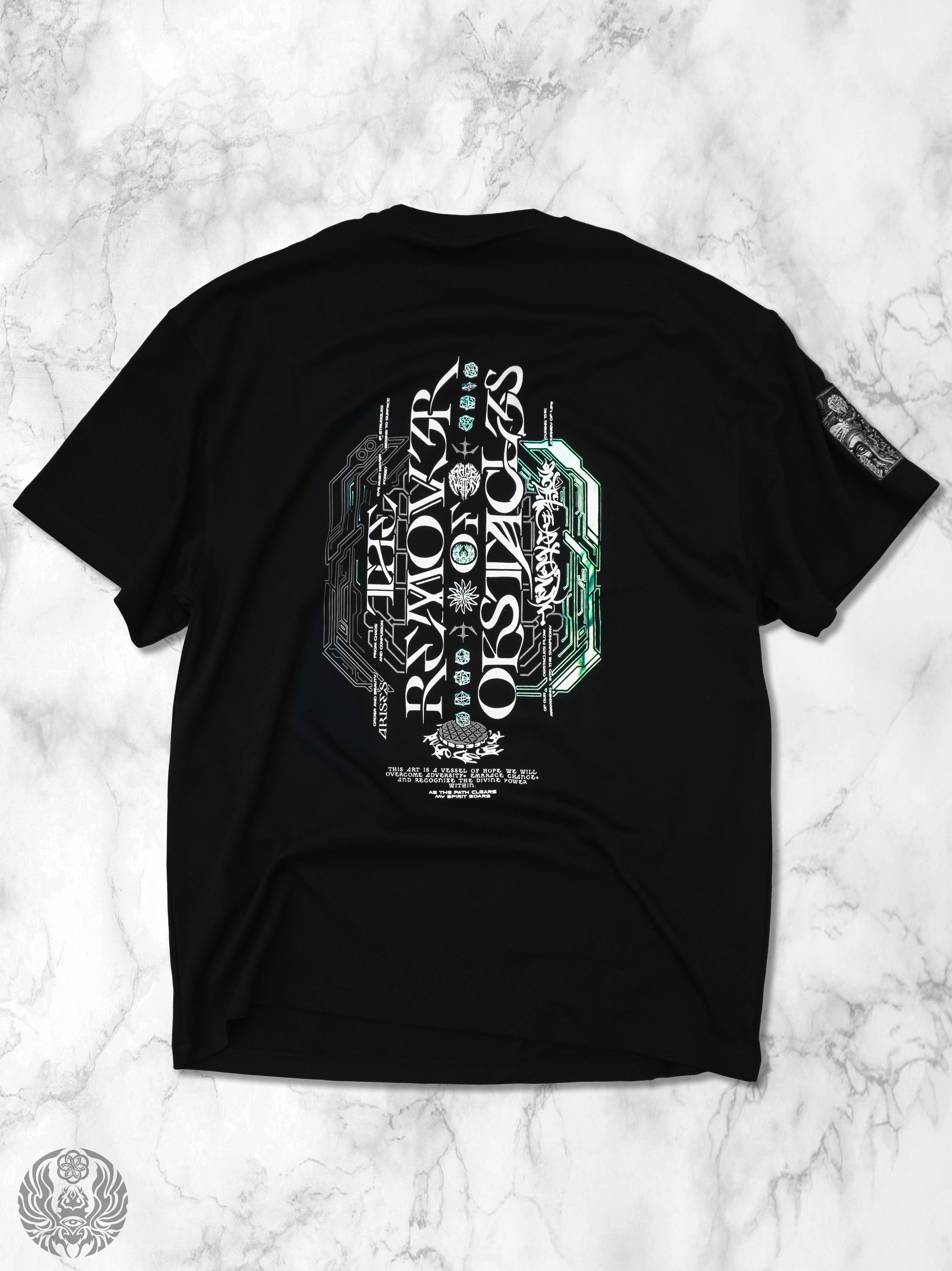 REMOVER OF OBSTACLES V1 ✦ 3-TONE IRIDESCENT FOIL ✦ Premium T-shirt T-Shirt