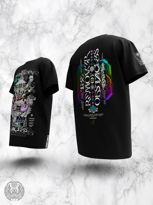 REMOVER OF OBSTACLES V2 ✦ SPECTRUM FOIL ✦ Oversized Premium T-shirt T-Shirt