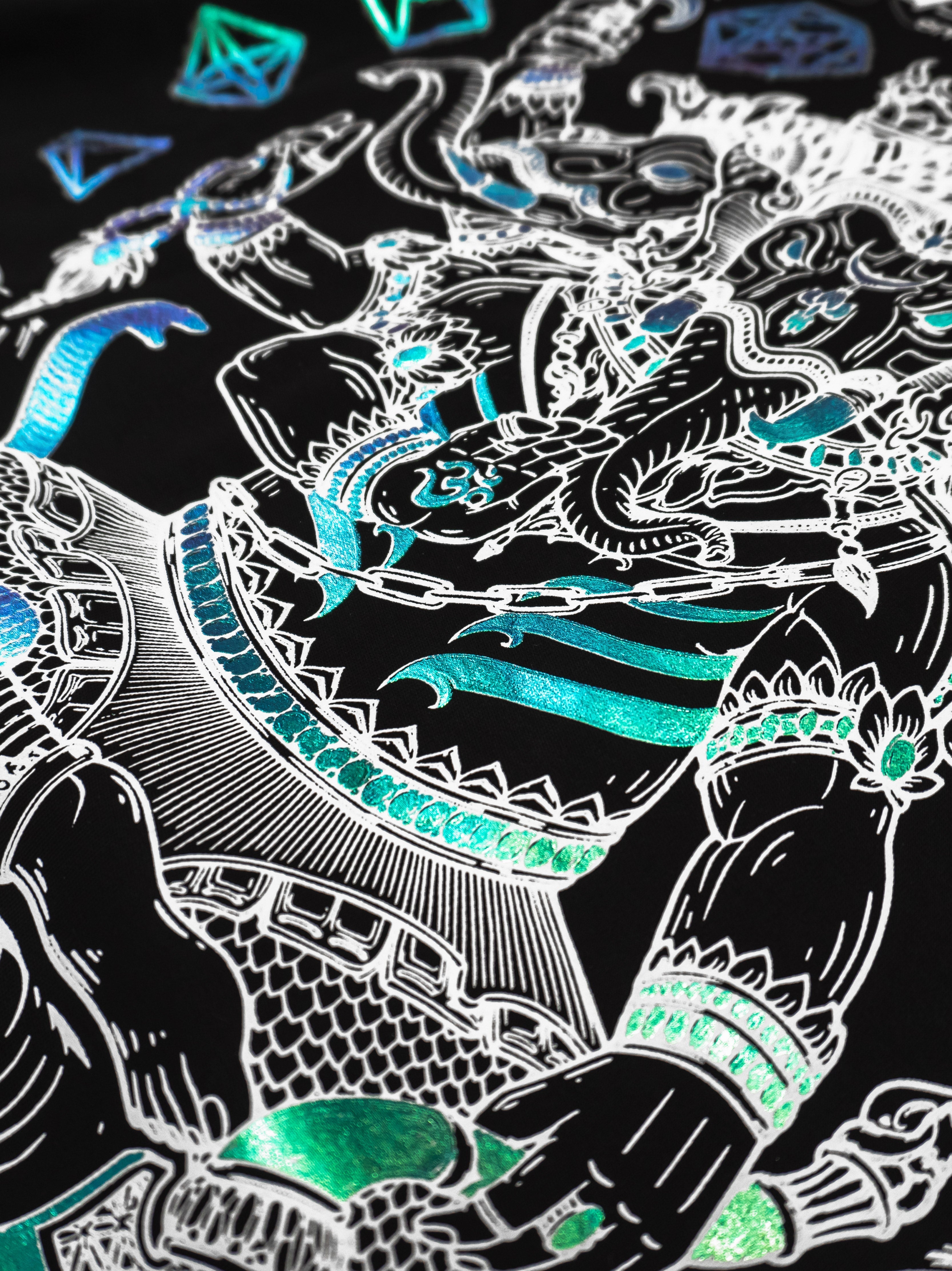 REMOVER OF OBSTACLES V1 ✦ 3-TONE IRIDESCENT FOIL ✦ Premium T-shirt T-Shirt