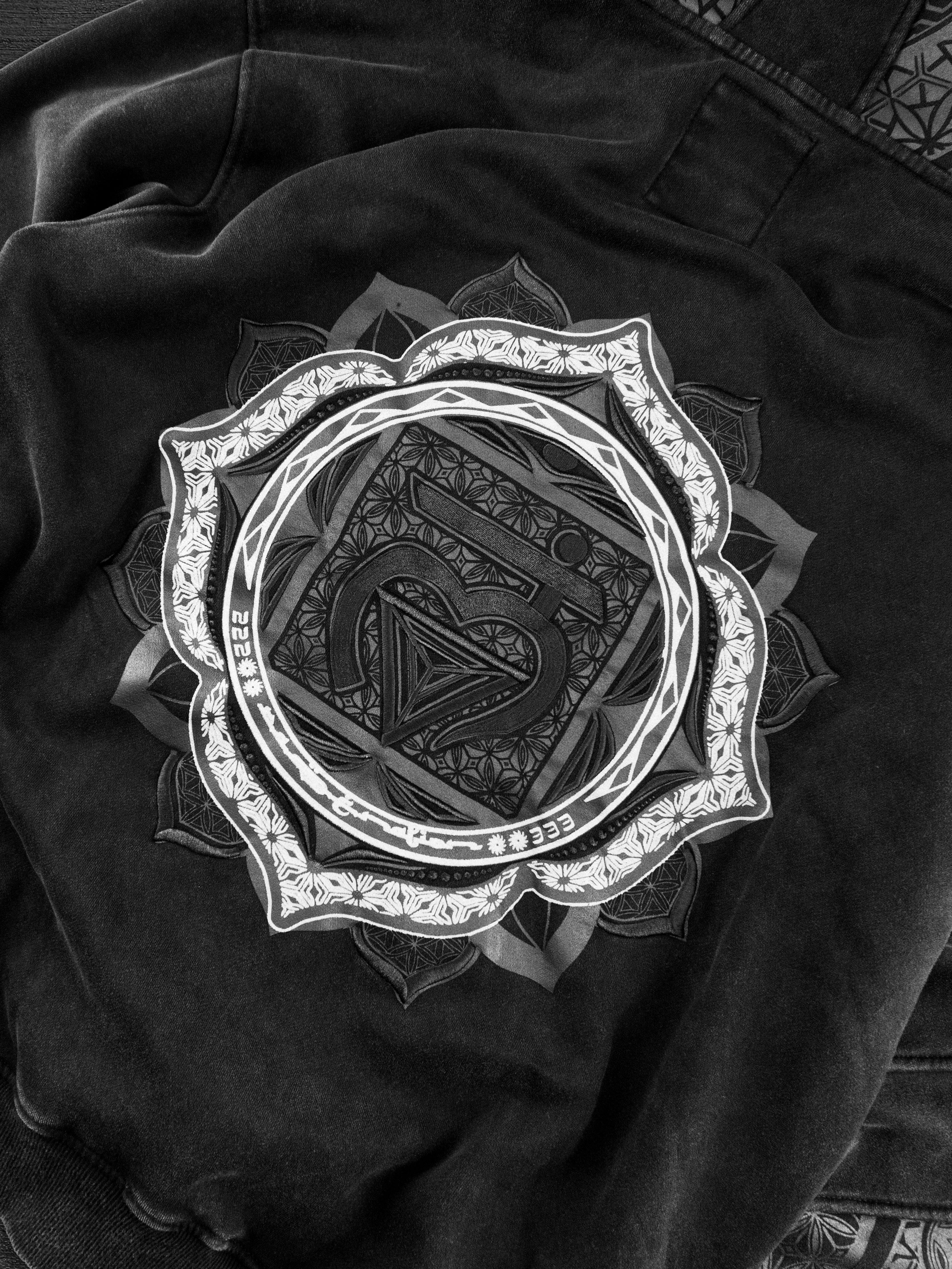 GEOMETRY OF BEING ✦ Premium Stonewash Hoodie Hoodie