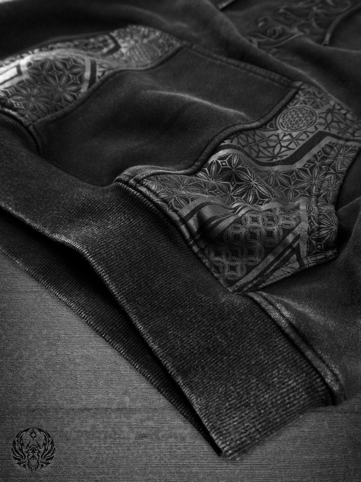 GEOMETRY OF BEING ✦ Premium Stonewash Hoodie Hoodie