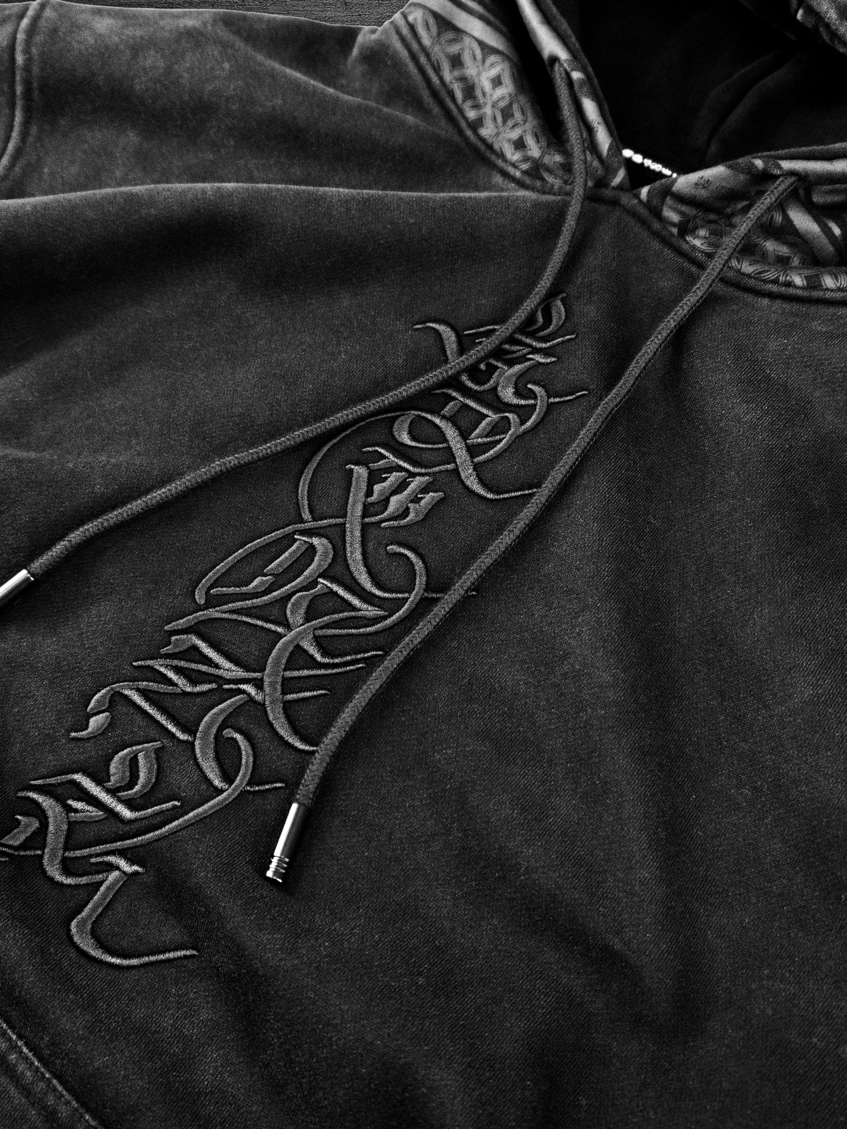 GEOMETRY OF BEING ✦ Premium Stonewash Hoodie Hoodie
