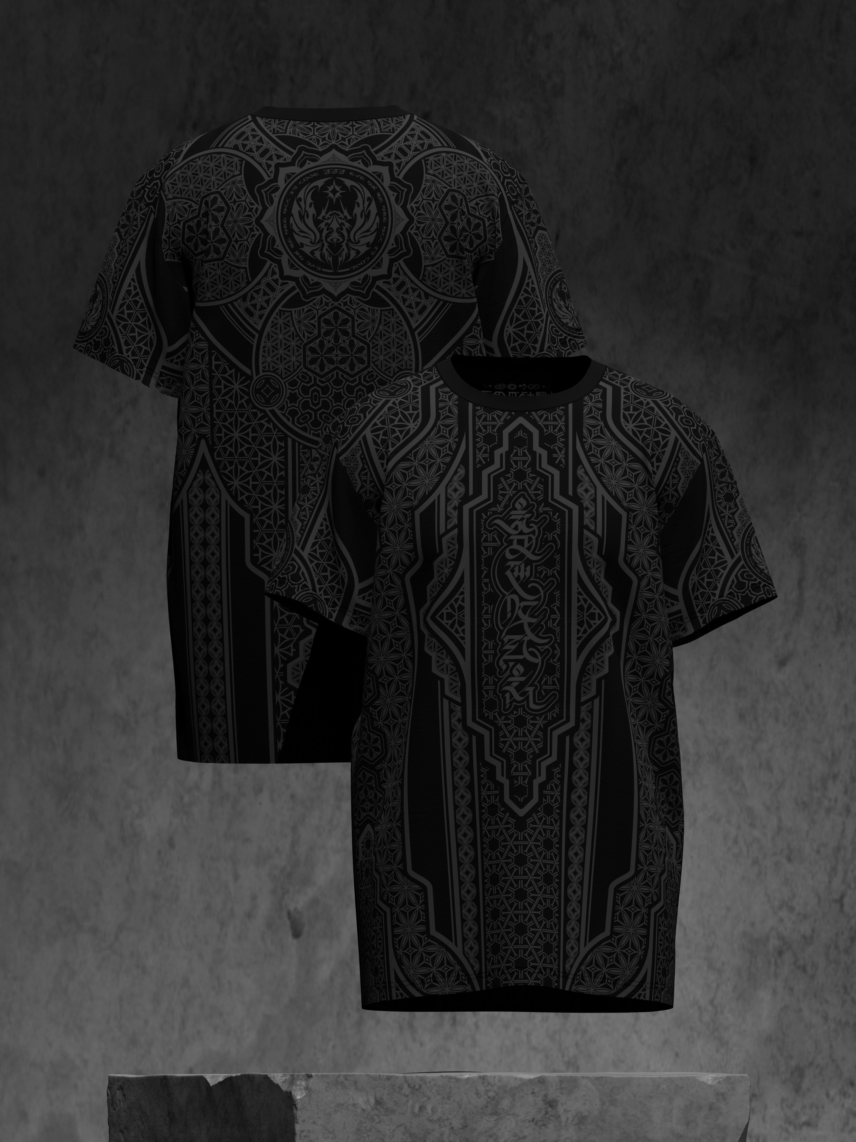 GEOMETRY OF BEING V1 ✦ Luxe T-Shirt T-Shirt