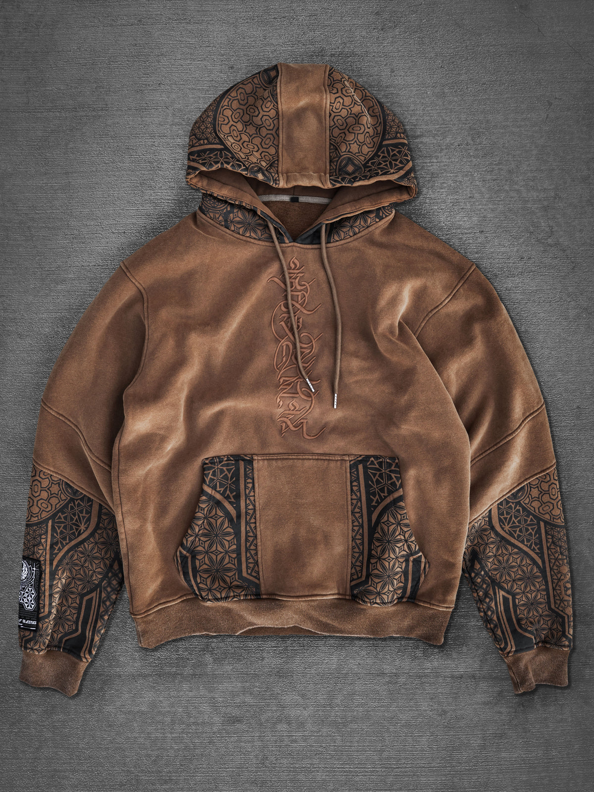 PRE-ORDER ✦ GEOMETRY OF BEING V2 ✦ Premium Stonewash Hoodie Hoodie