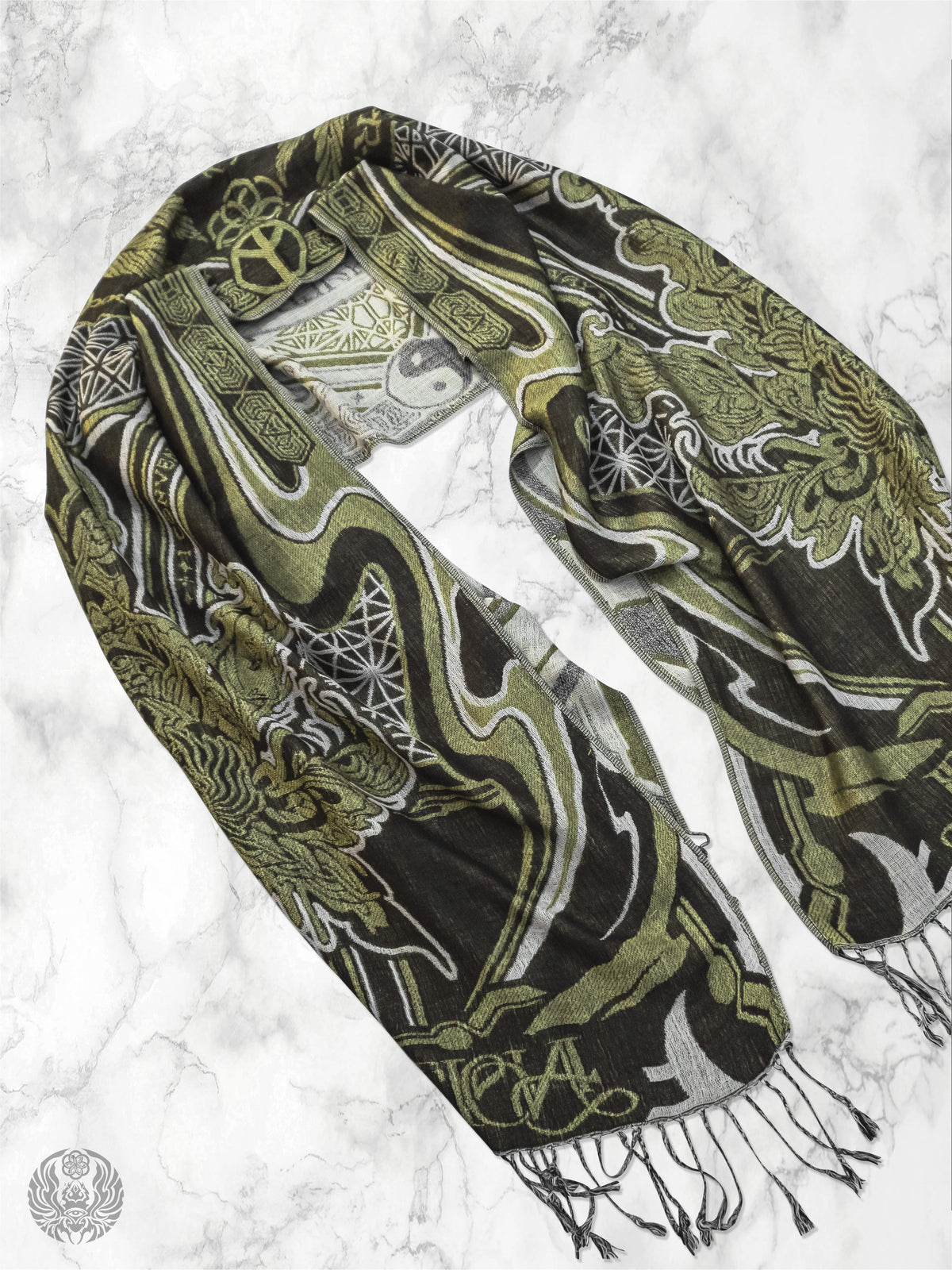 CONVENE WITH THE ELEMENTS ✦ GOLDEN KU$H ✦ Festival Shawl Shawls