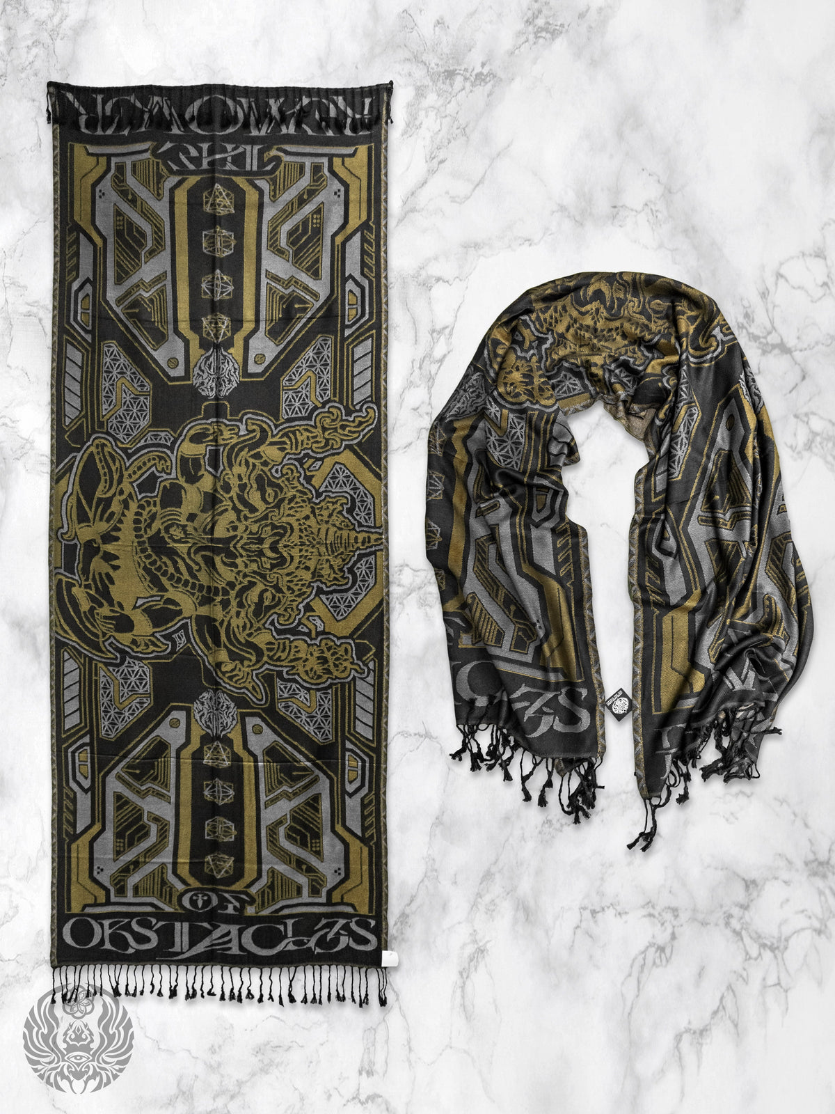 REMOVER OF OBSTACLES ✦ GUILDED GOLD ✦ Festival Shawl Shawls