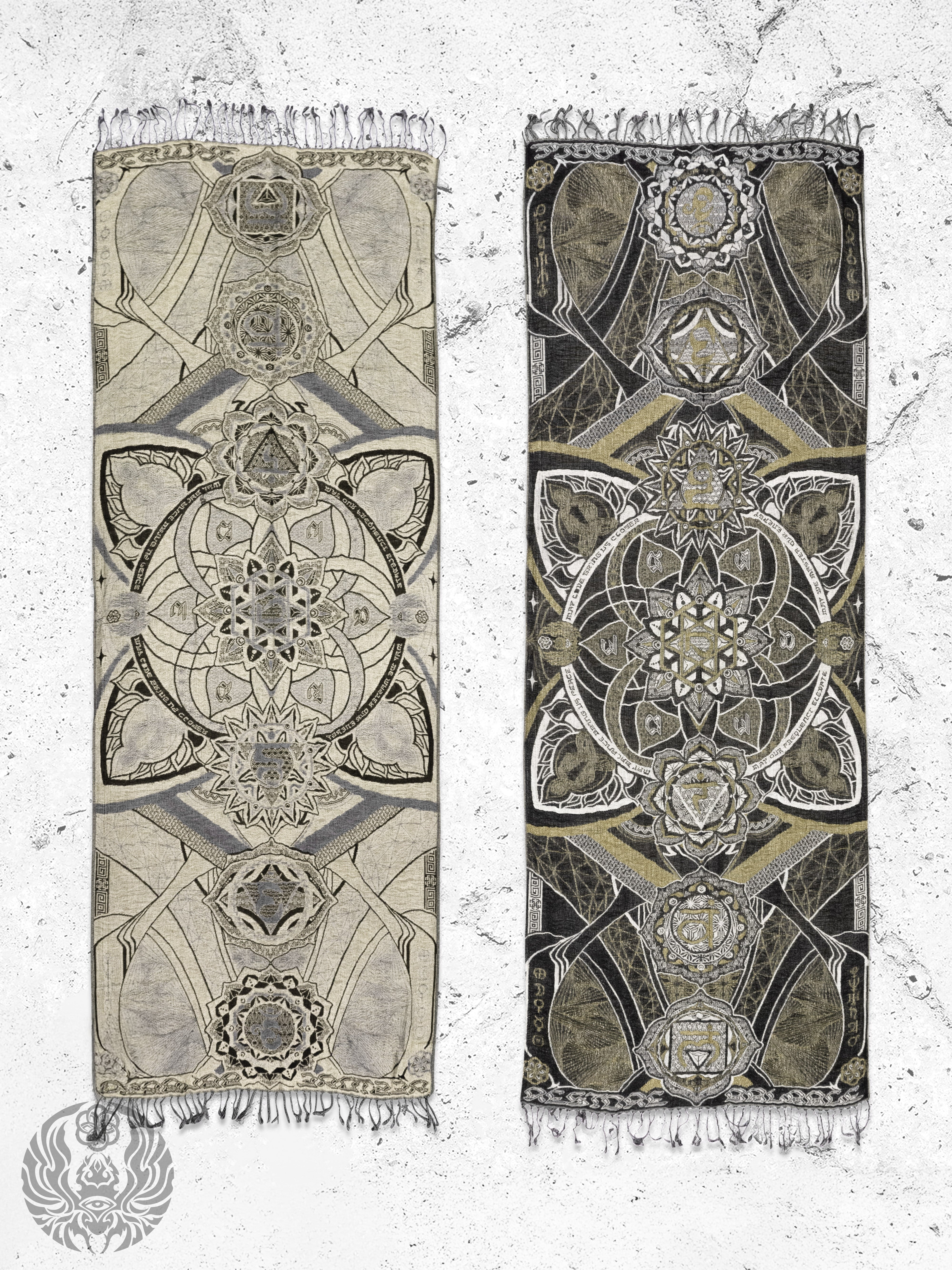 HARMONY HEALS • GOLD • Festival Shawl/Scarf NEW Shawl