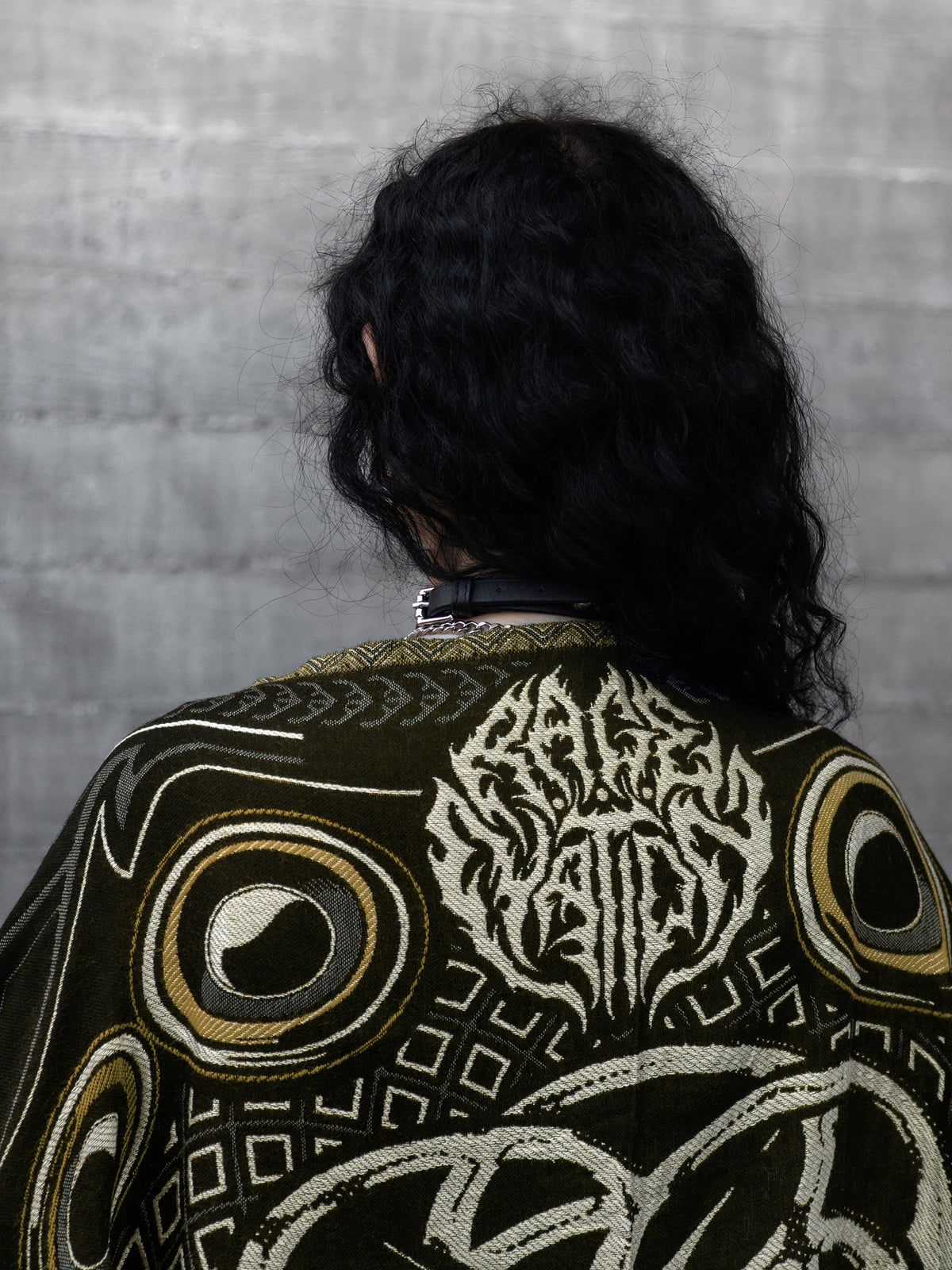 NEW DROP ✦ THE RAVE ✦ Black/Gold Double-Layered Shawl Shawls
