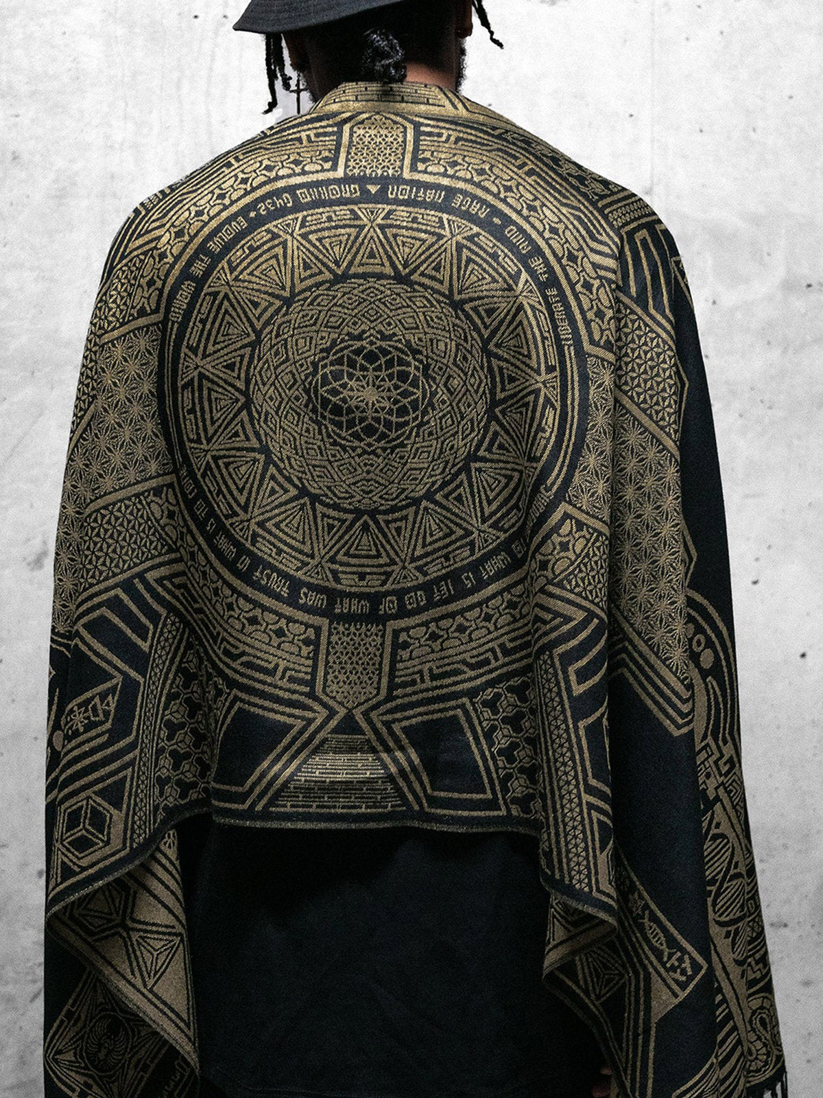 RESTOCKED ✦ TRANSCENDENCE • GOLD • GROKKO • Reversible Festival Shawl/Scarf Shawls